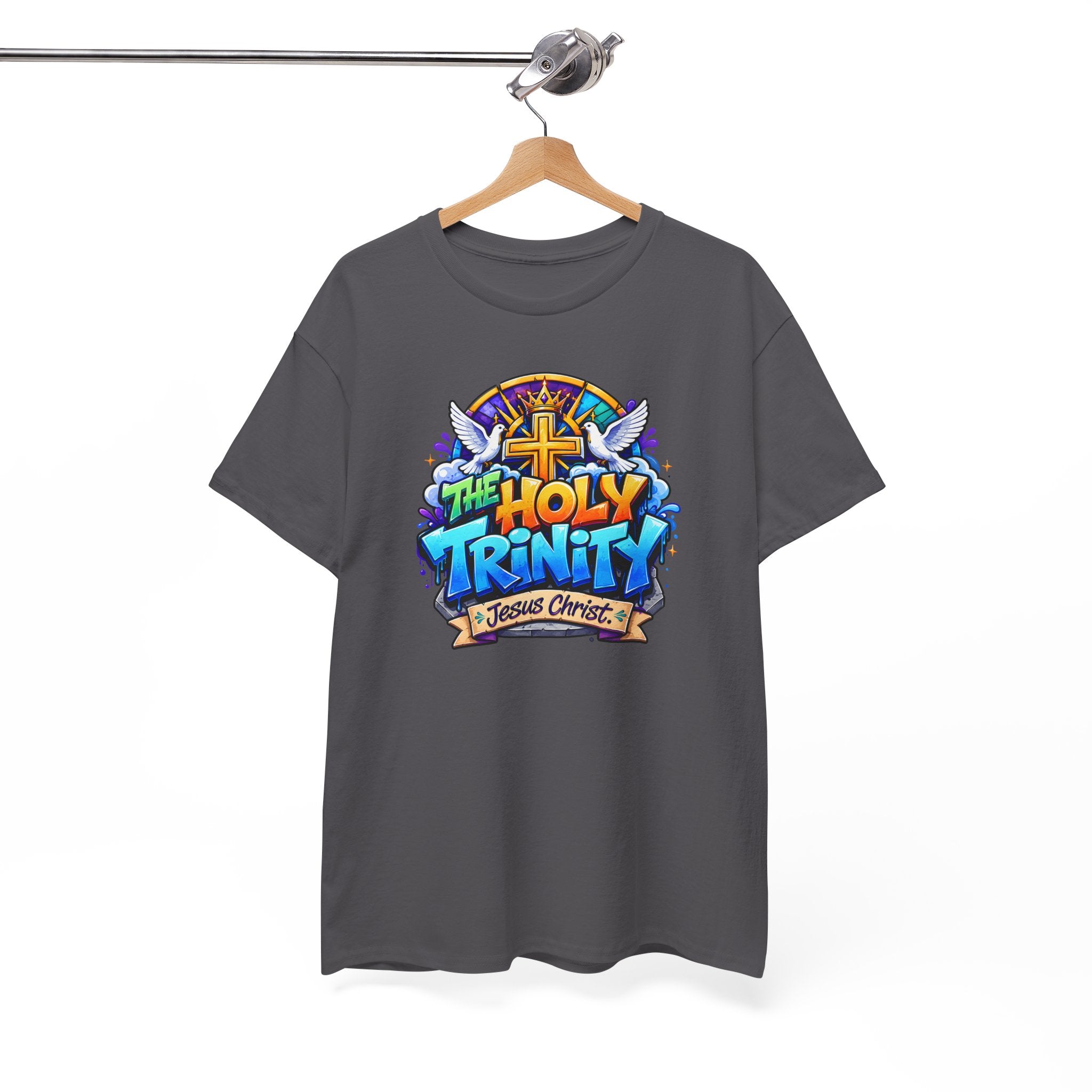 Christian Tee - "The Holy Trinity" Church Youth Graphic T-Shirt
