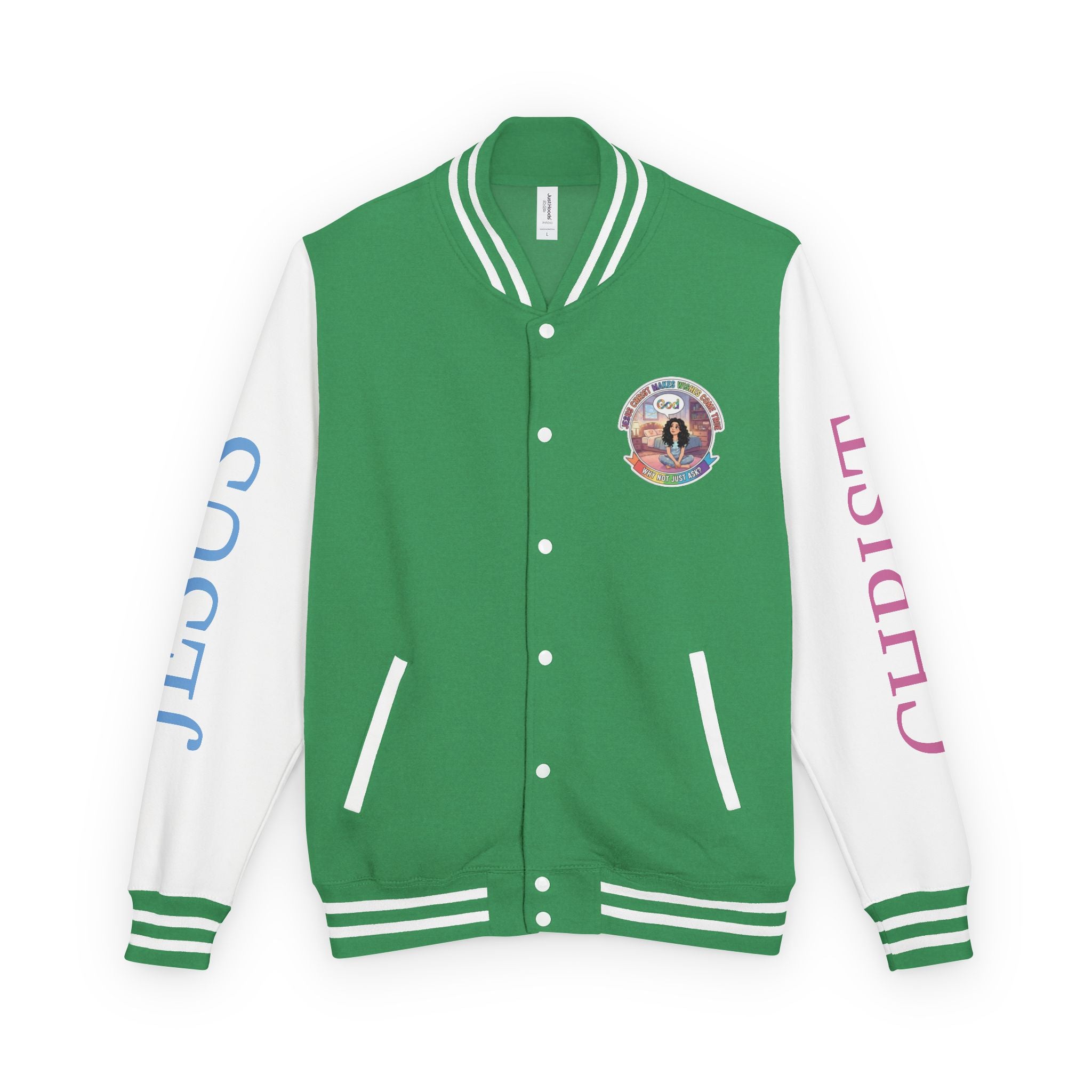 Spiritual Soul Seeker – "Why not just ask"  — Retro Gamer Club Varsity Jacket