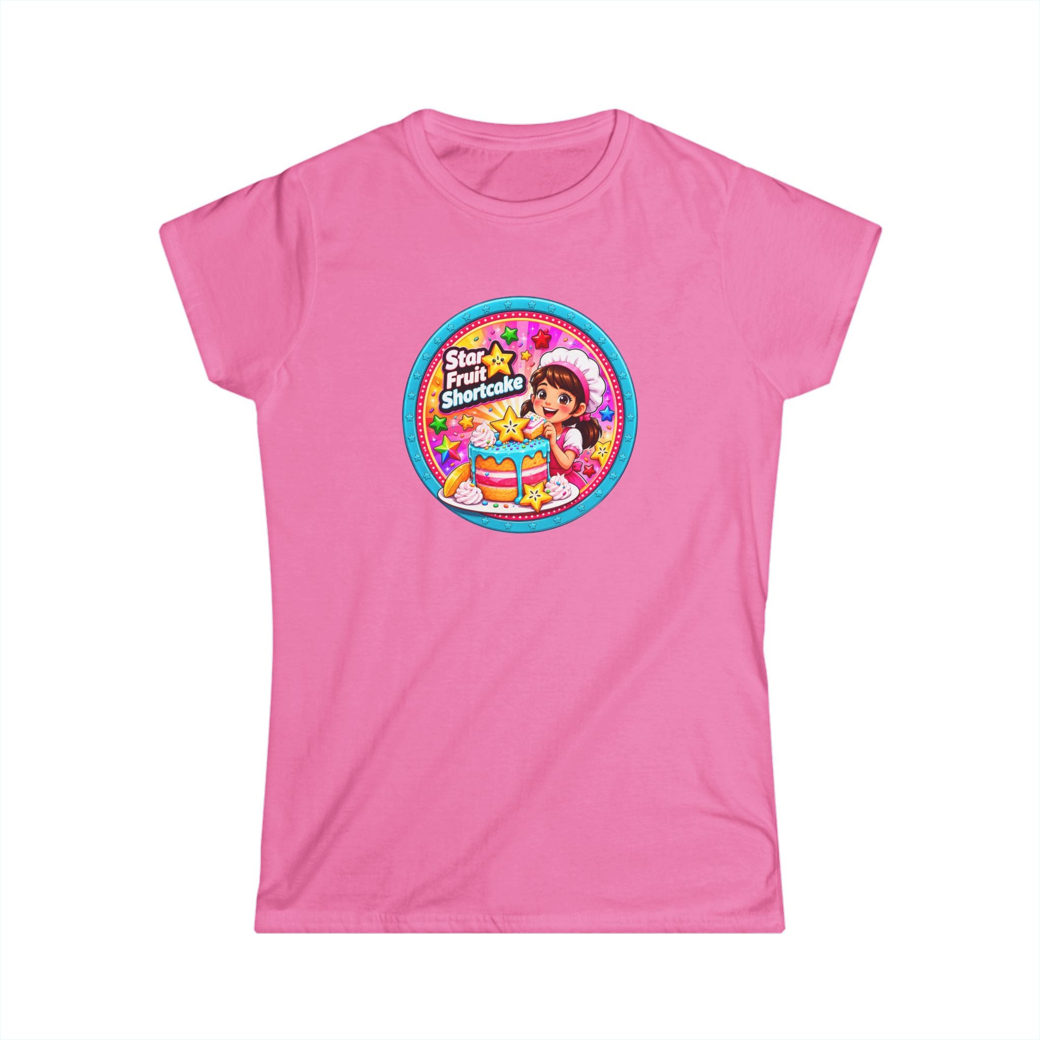 "Fruit Shortcake" Graphic Tee —  Retro Circle Design