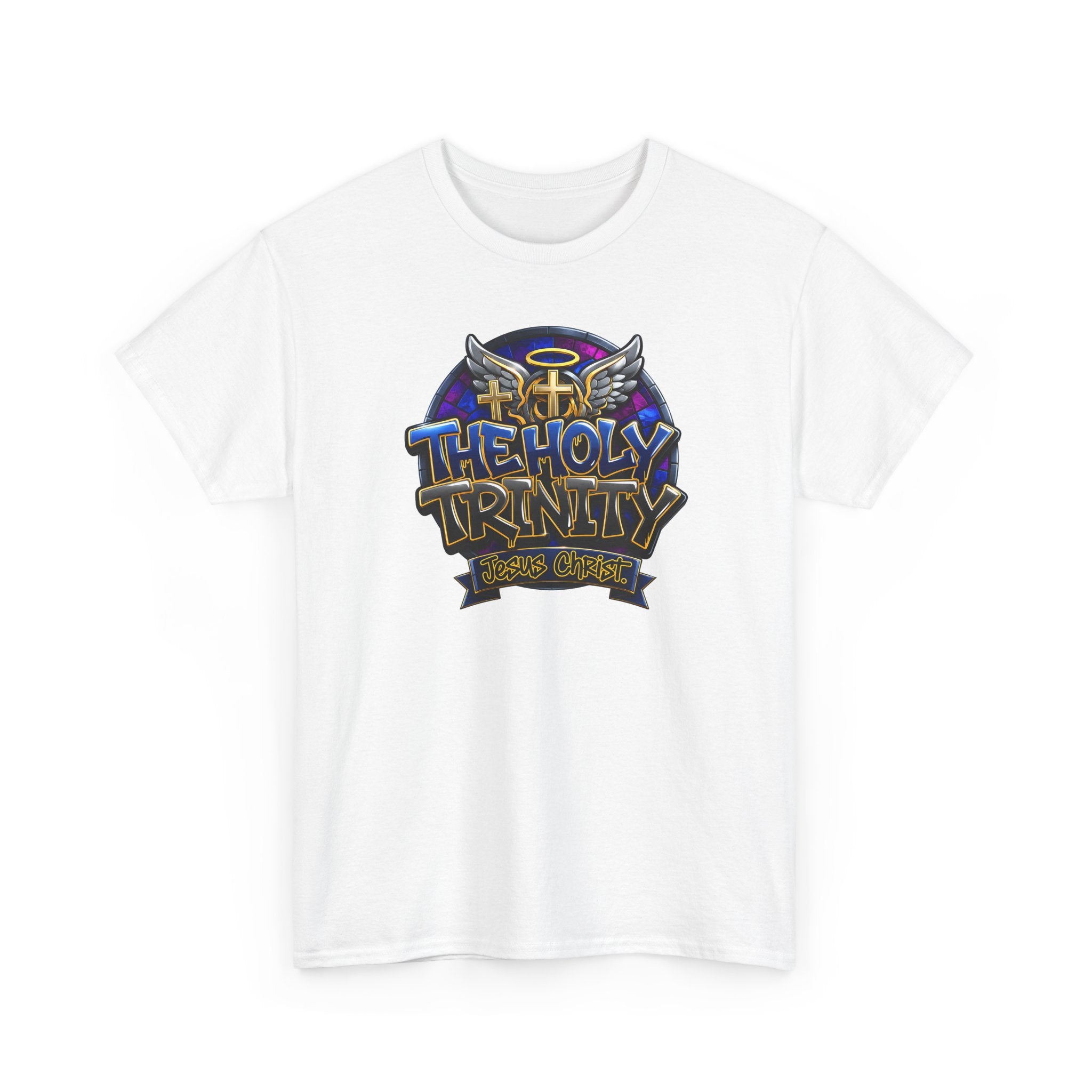 The Holy Trinity Tee — Christian Faith Graphic T-Shirt