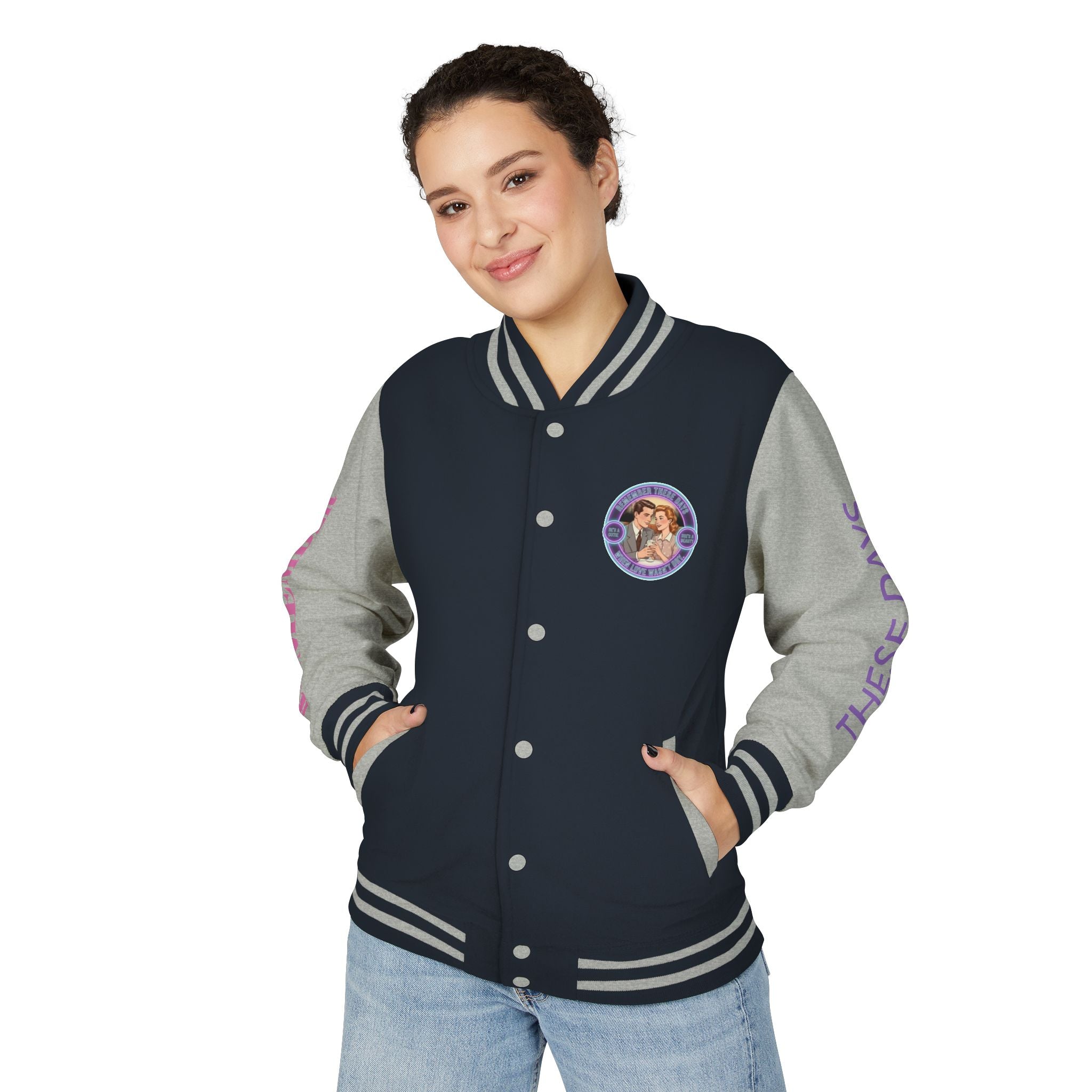 Retro Romance Letterman Jacket — 1950s-Remember These Days- Vintage Couple