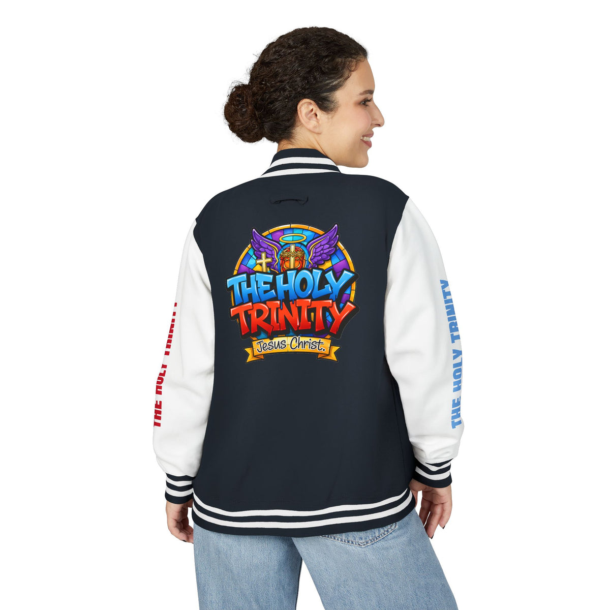 Letterman Jacket — "The Holy Trinity" Christian Varsity Jacket