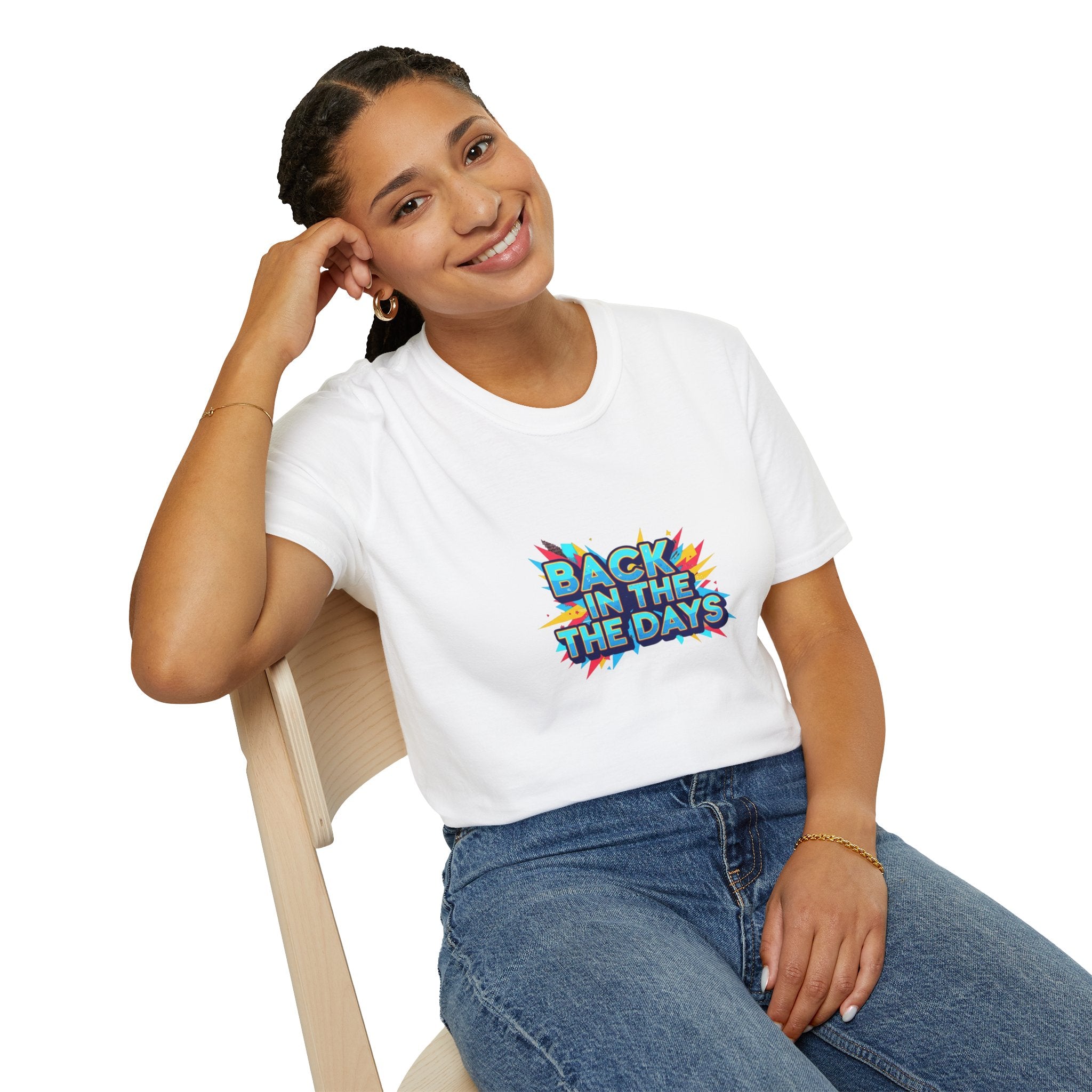 T-Shirt — "Back in the Days" Retro Graphic Tee