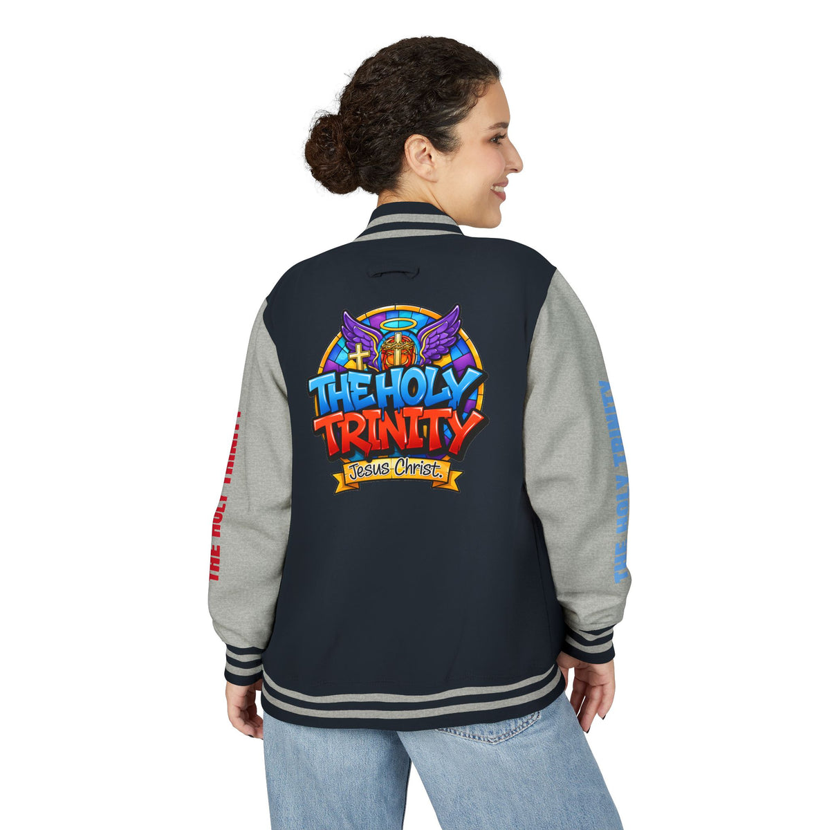 Letterman Jacket — "The Holy Trinity" Christian Varsity Jacket