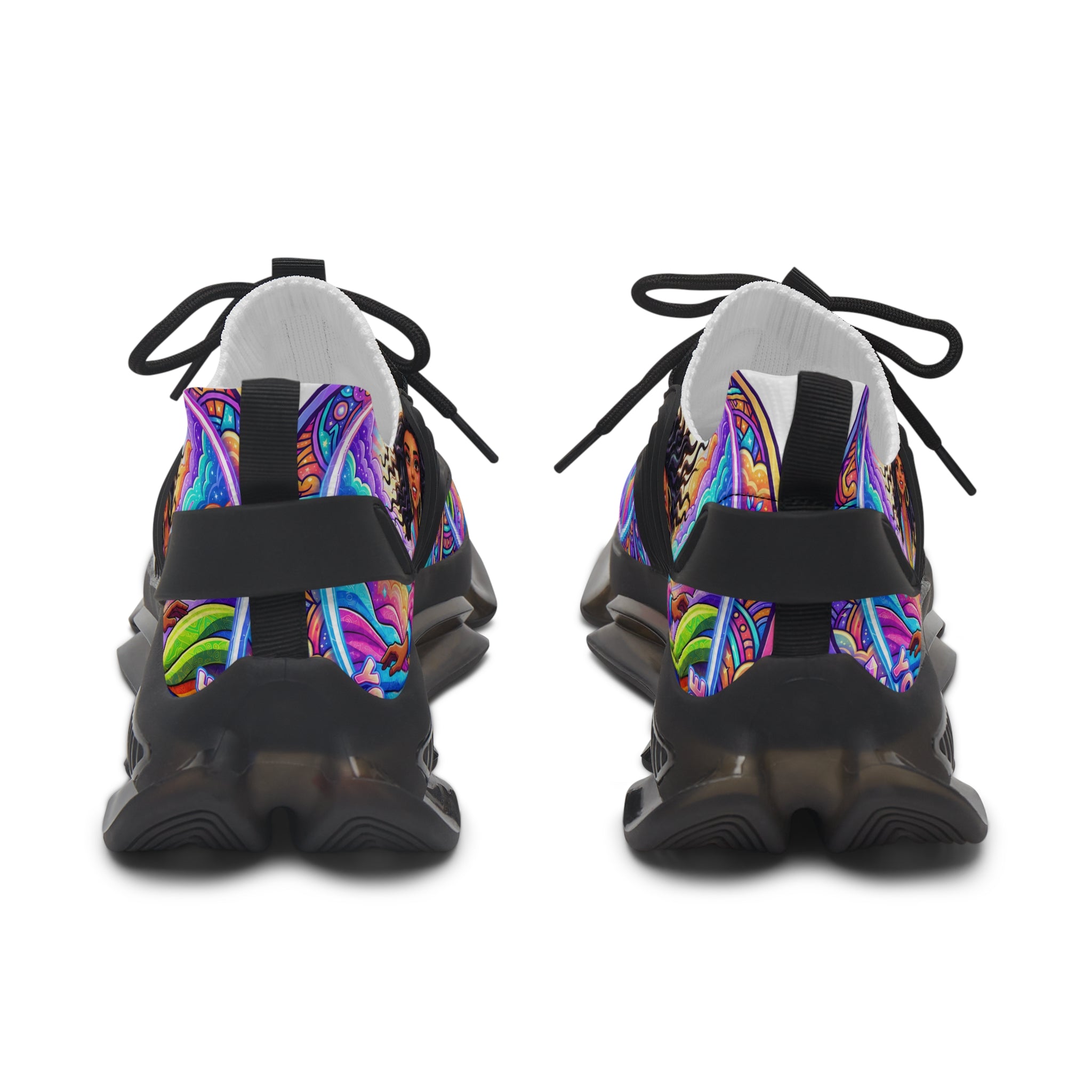 Women's Mesh Sneakers — Colorful Boho Goddess Athletic Shoes