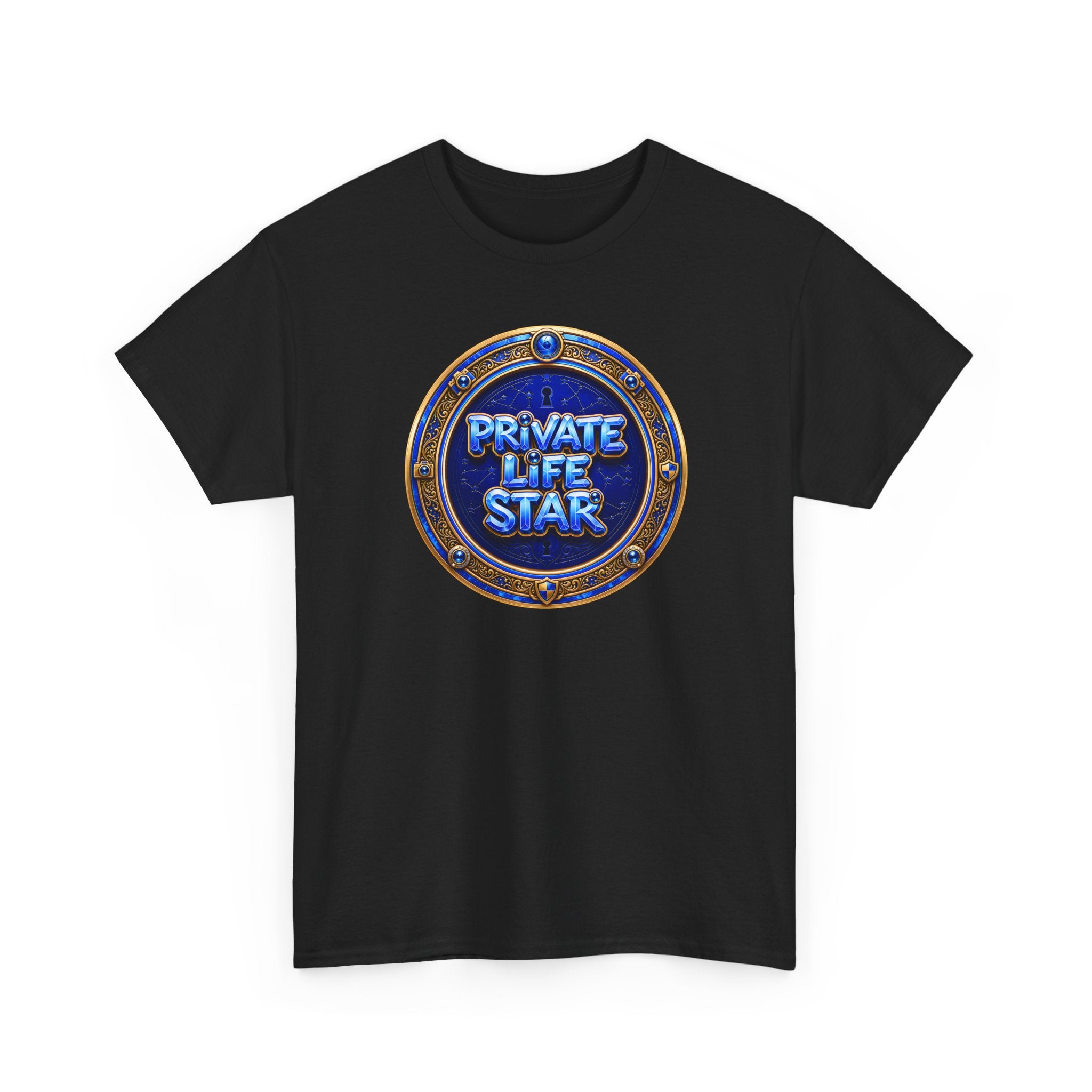 "Private Life Star" T-Shirt — Retro Badge Graphic Tee