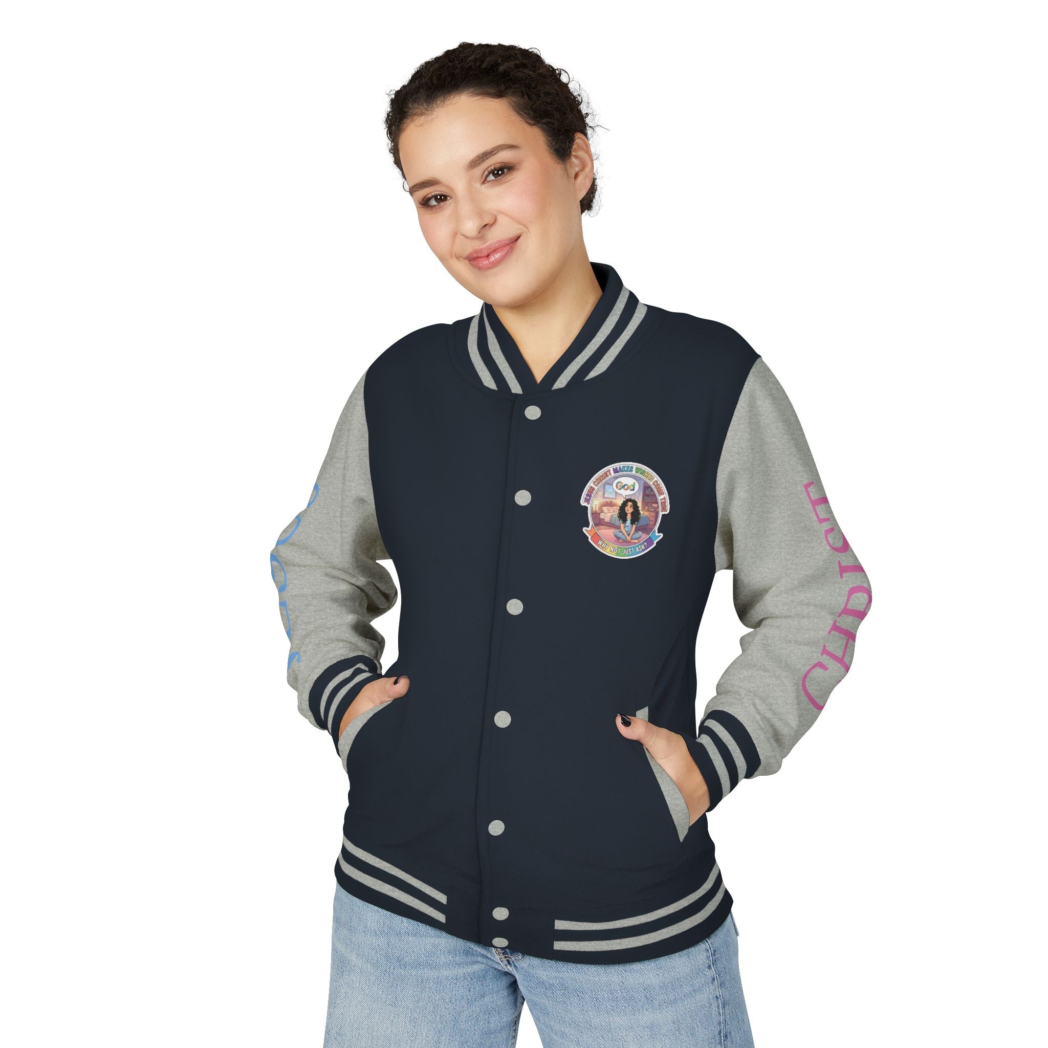 Spiritual Soul Seeker – "Why not just ask"  — Retro Gamer Club Varsity Jacket