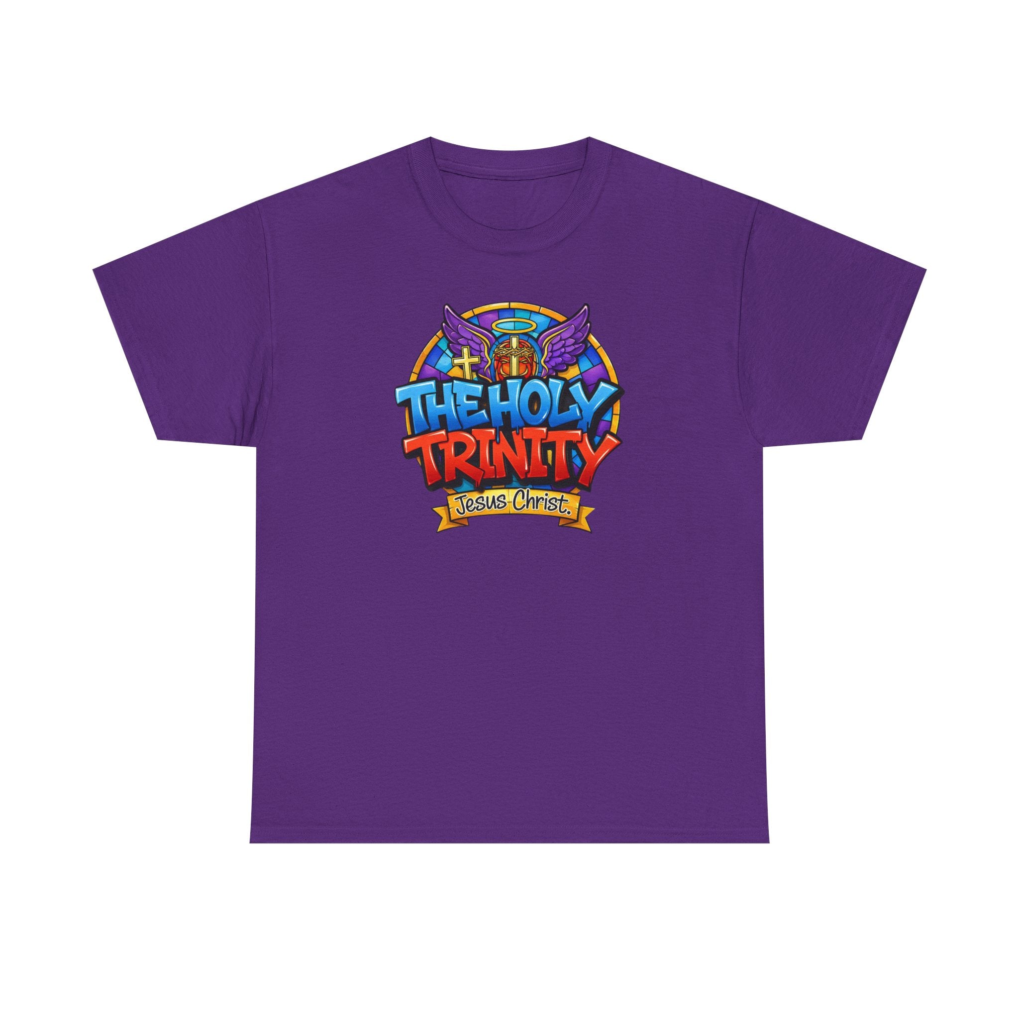 Christian T-Shirt — "The Holy Trinity: Jesus Christ" Colorful Faith Tee