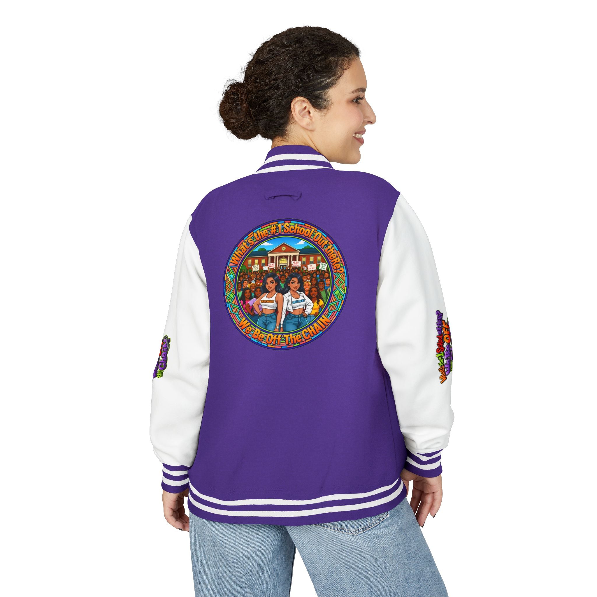 Letterman Jacket — Retro High School Crew Design (We’ll Be Off the Chain)