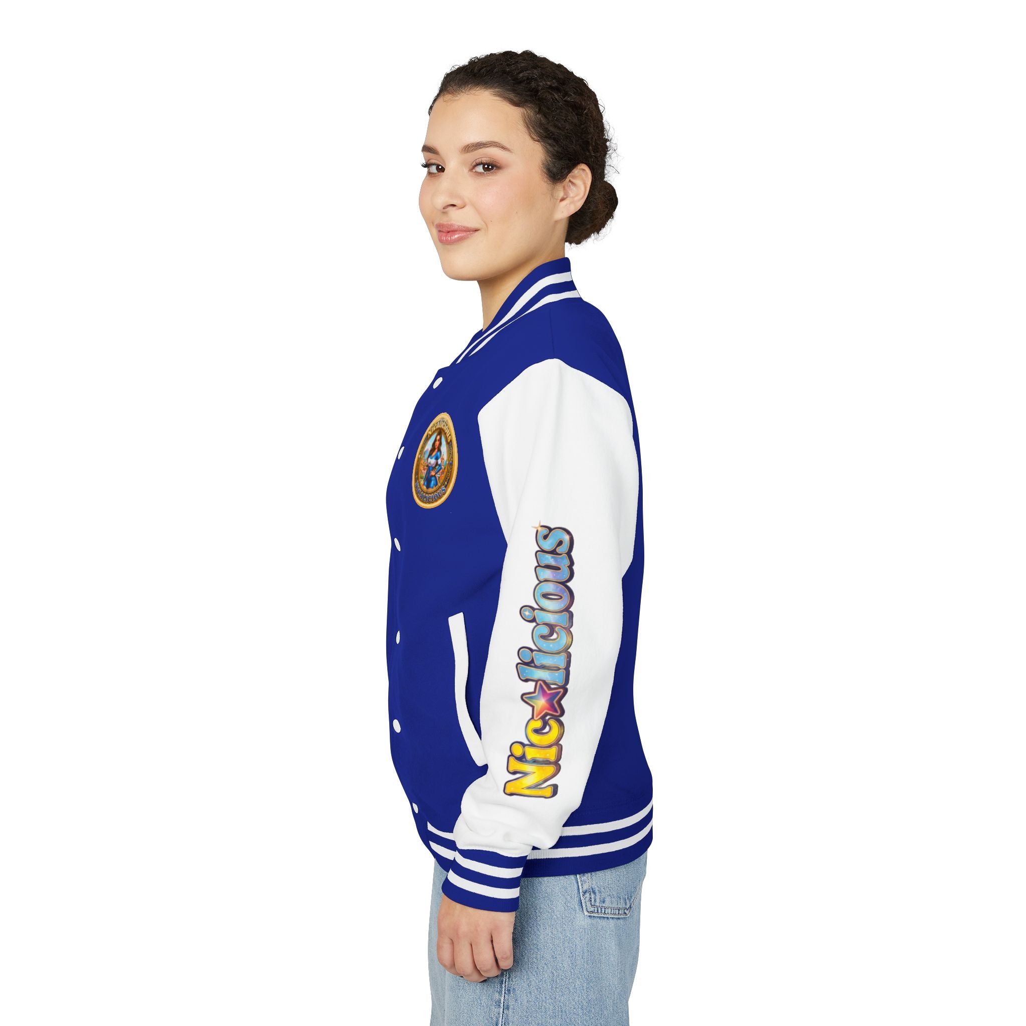 Letterman Jacket — 'Nicalicious' Retro Varsity Bomber