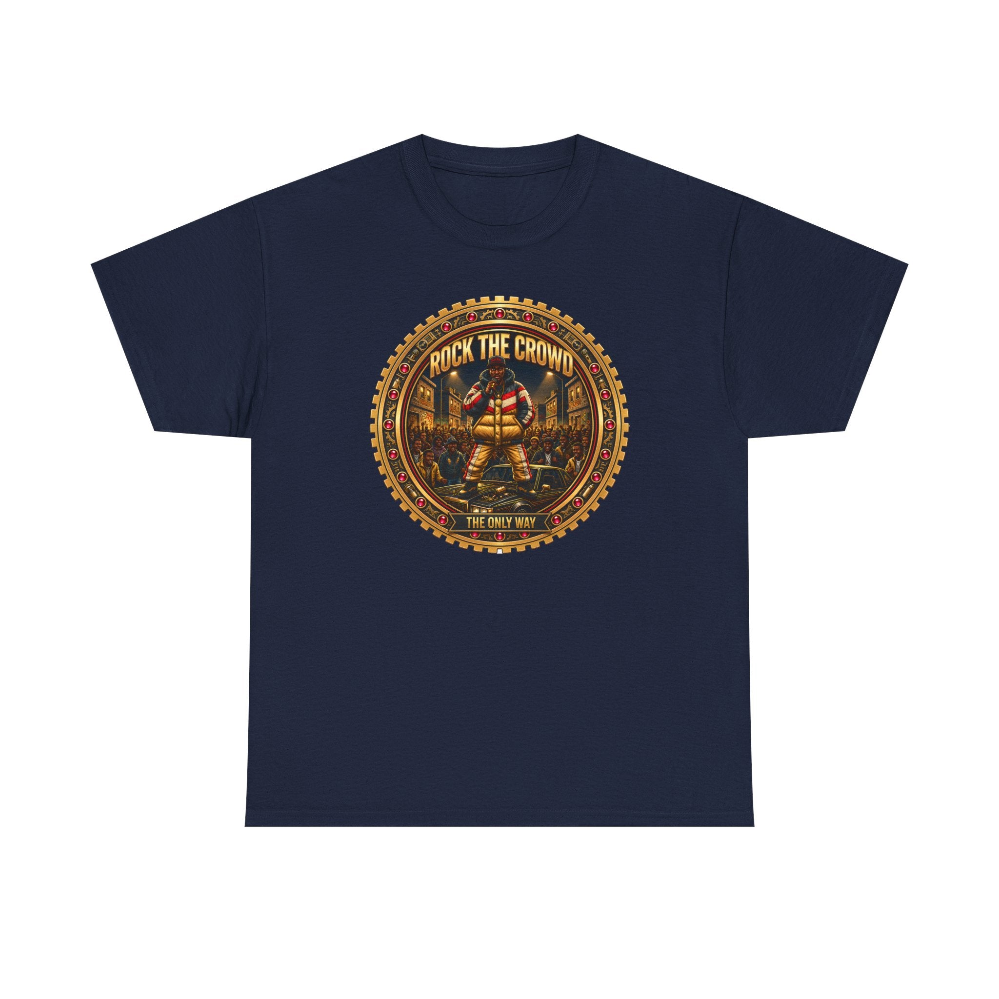 "Rock the Crowd" Tee — Vintage Concert Graphic Shirt