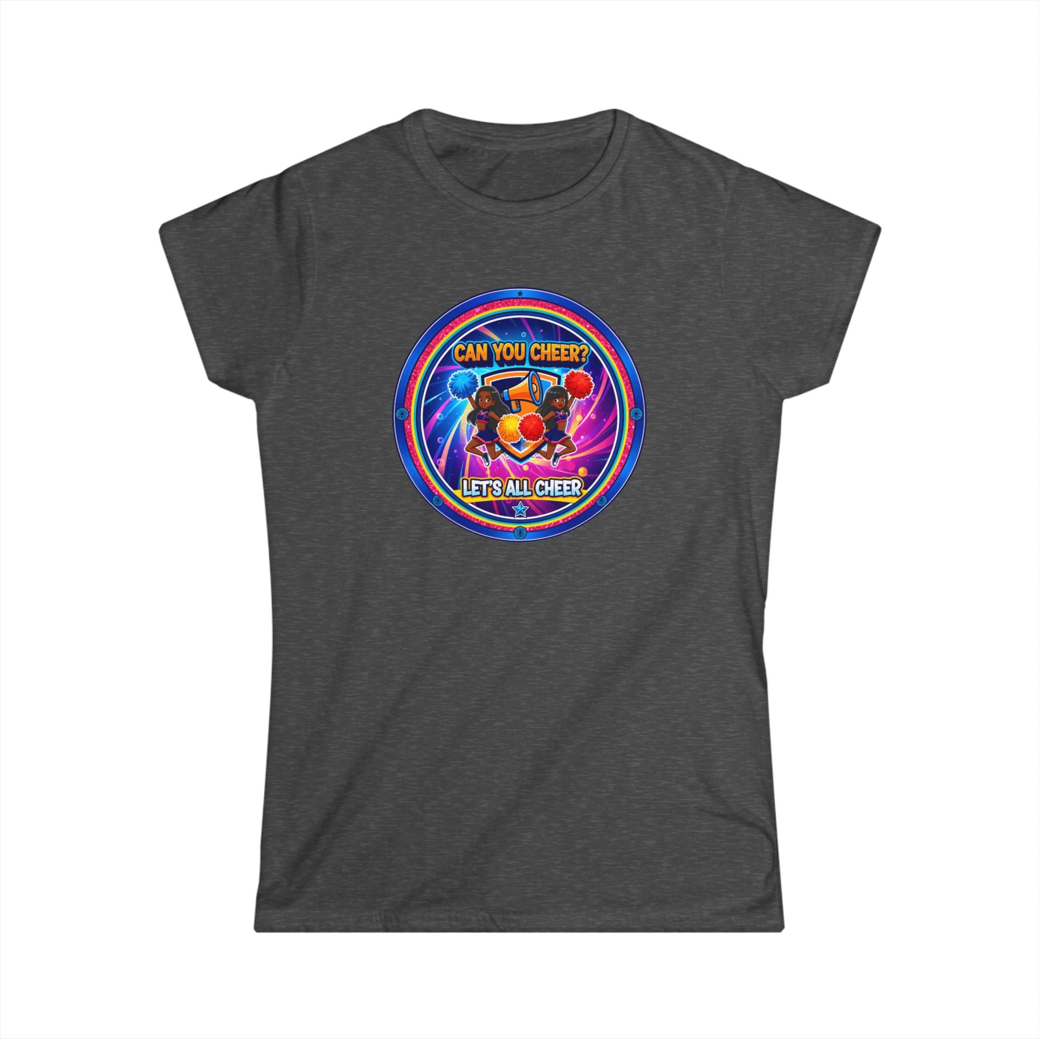 Can You Cheer? Let's All Cheer " Women's Tee — RetroCheers Graphic