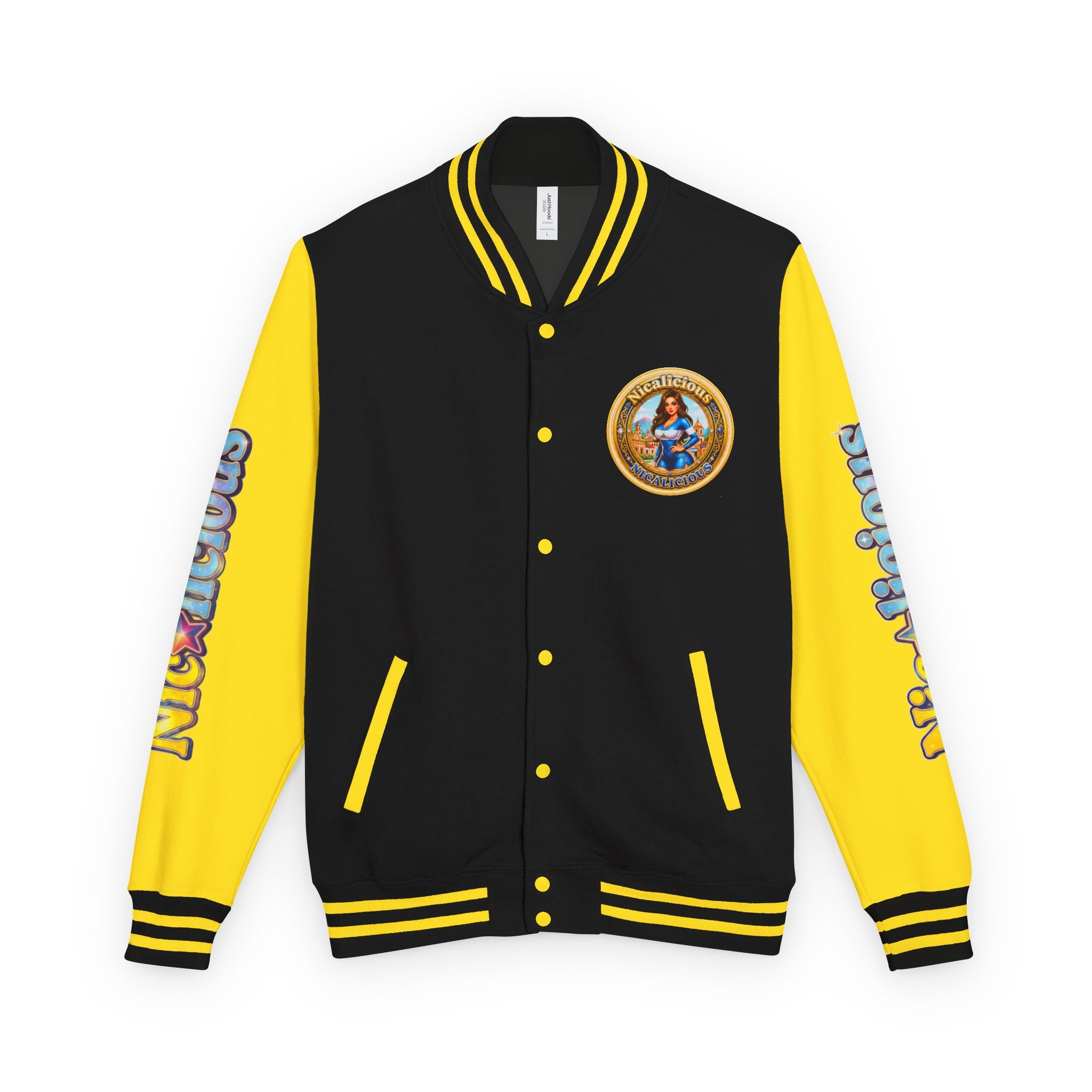 Letterman Jacket — 'Nicalicious' Retro Varsity Bomber