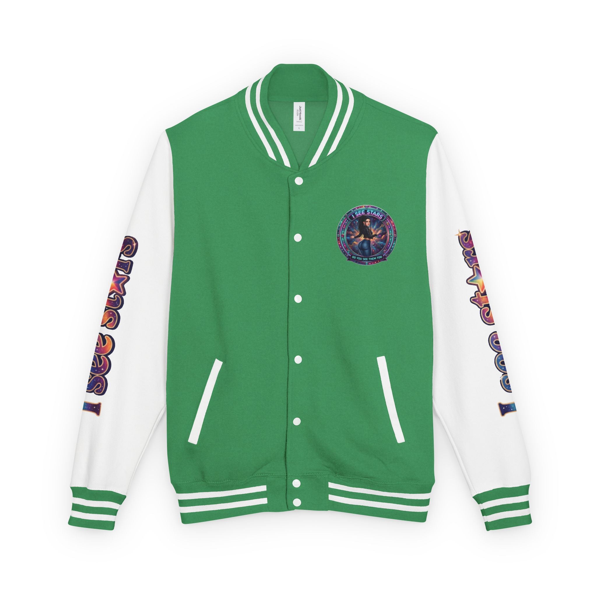 Heavyweight Letterman Jacket "I See Stars"