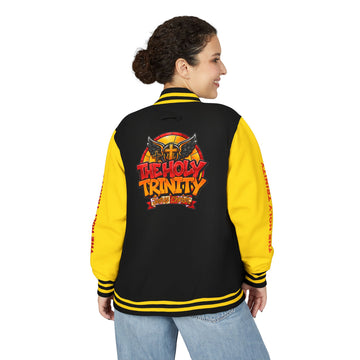 Letterman Jacket — "The Holy Trinity "Graphic Varsity Jacket