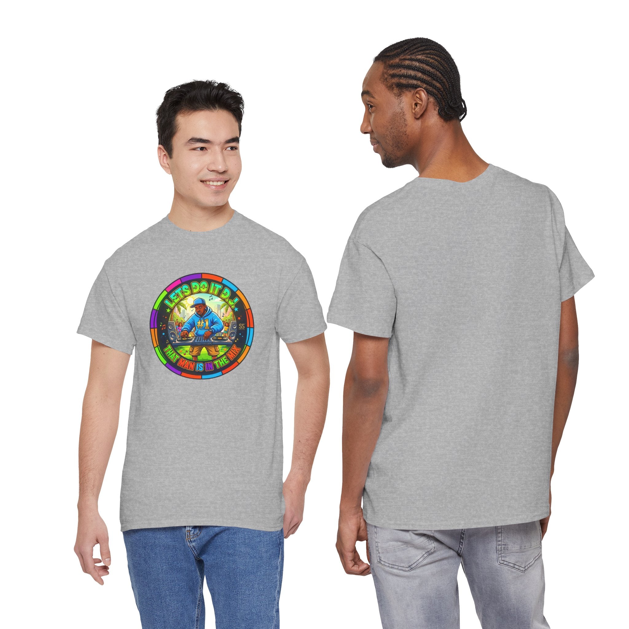 T-Shirt — "Let's Do It Dj!" Retro Camper Road Trip Graphic Tee