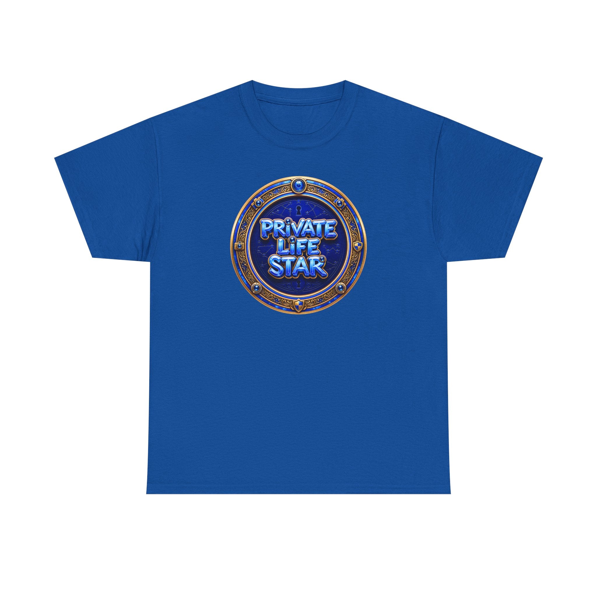 "Private Life Star" T-Shirt — Retro Badge Graphic Tee
