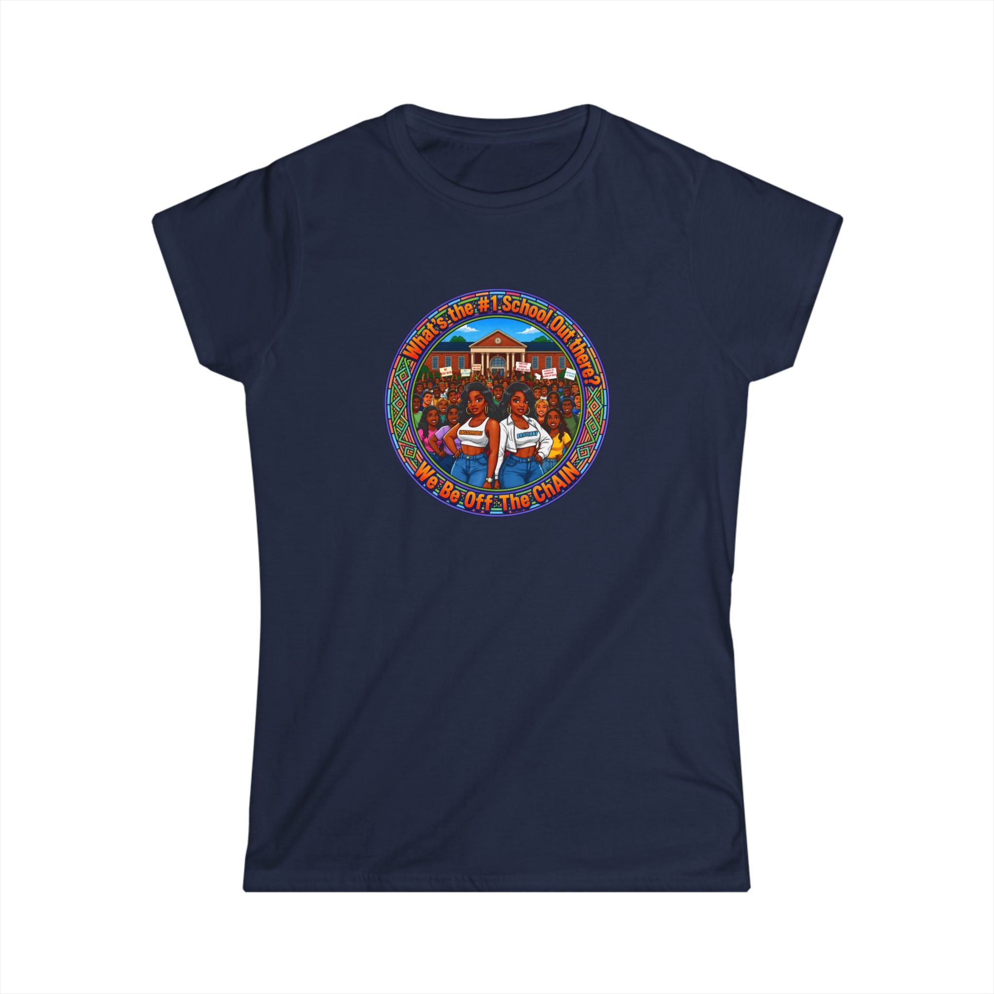 Women's Tee — Retro Graphic "What's The#1SchoolOutThere" Summer Vacation Shirt