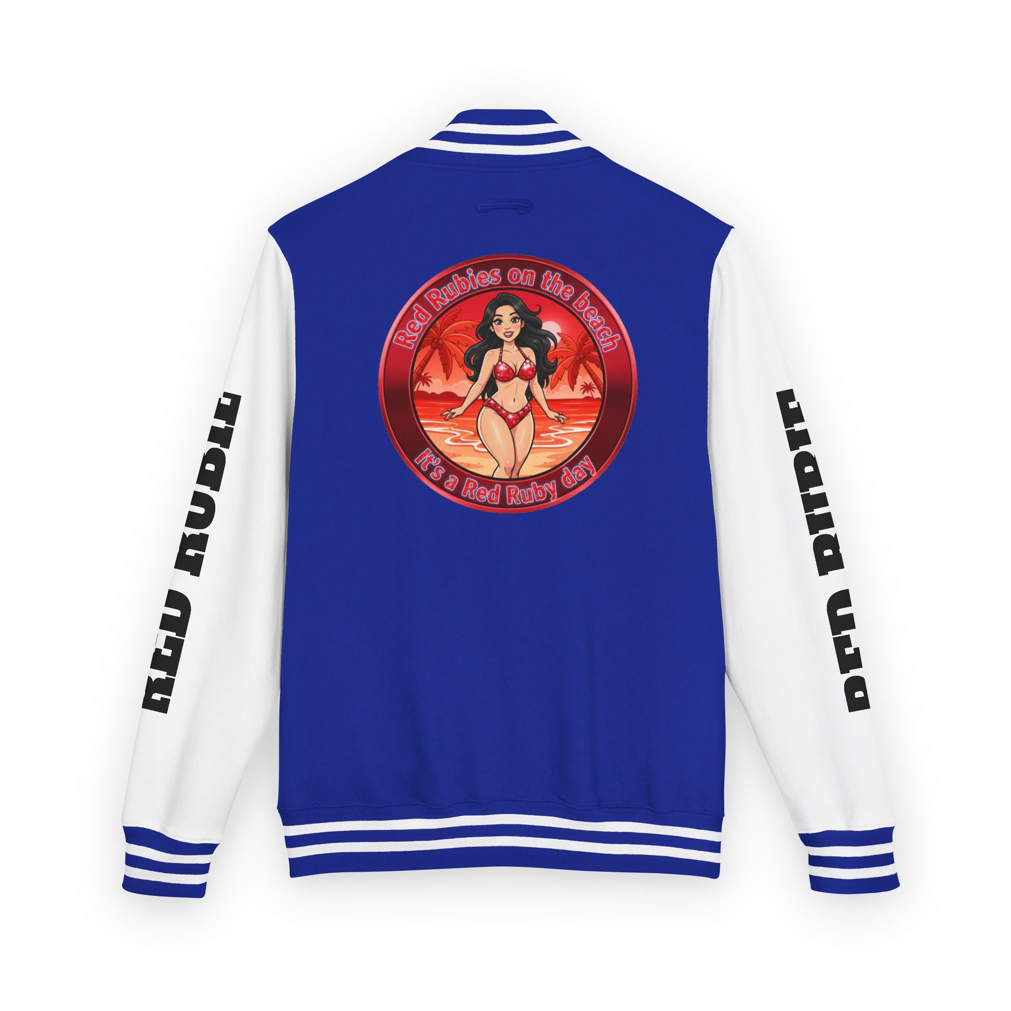 Letterman Jacket — 'It's A Red Rubie Day'- Varsity Jacket