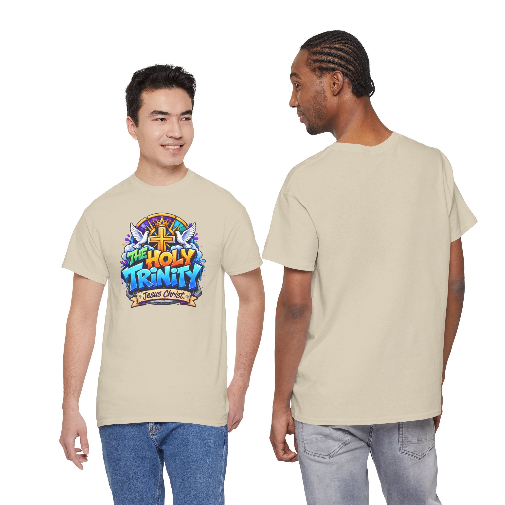 Christian Tee - "The Holy Trinity" Church Youth Graphic T-Shirt