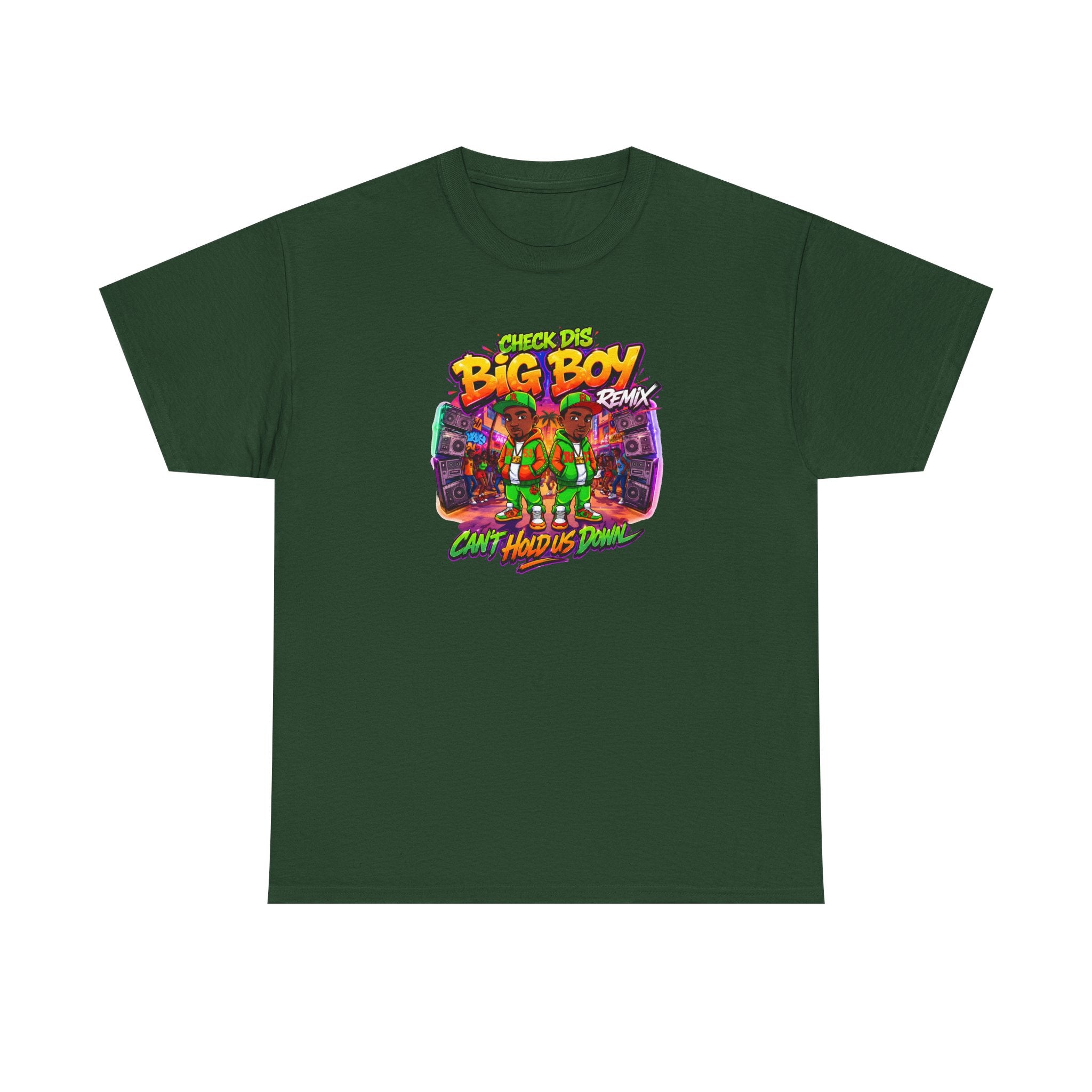 T-Shirt — " Check Dis Big Boy Remix" Retro Arcade Graphic Tee