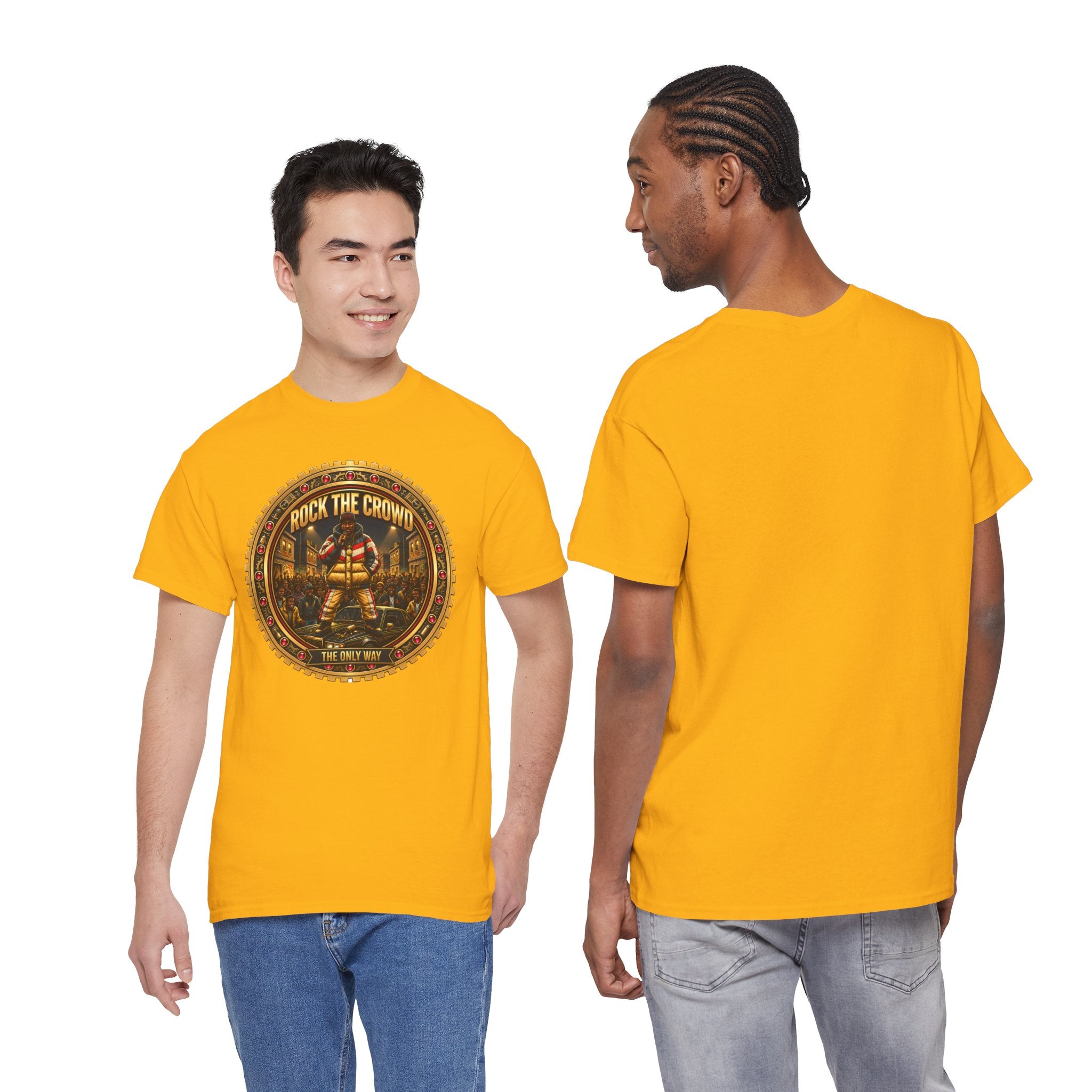 "Rock the Crowd" Tee — Vintage Concert Graphic Shirt
