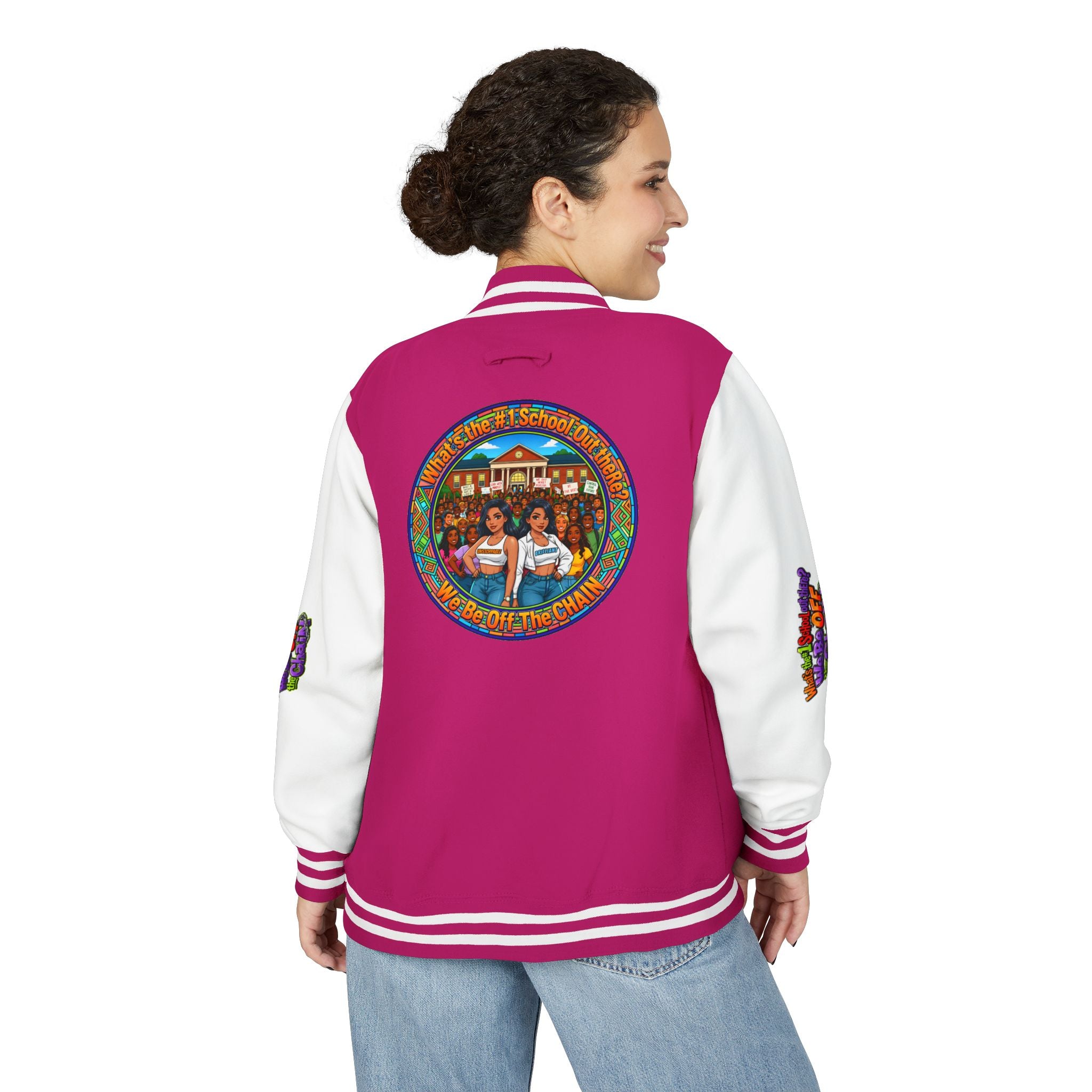 Letterman Jacket — Retro High School Crew Design (We’ll Be Off the Chain)