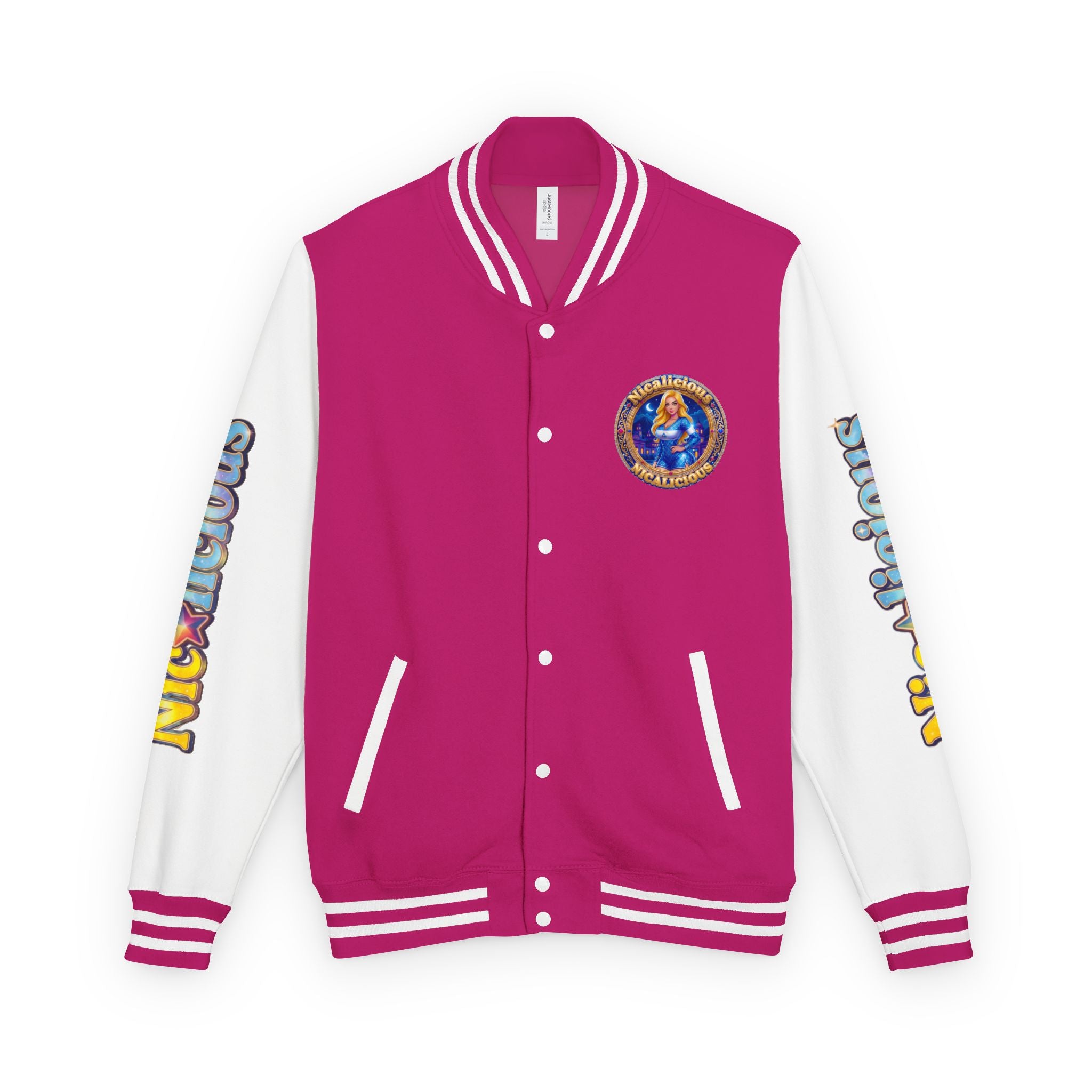 Letterman Jacket — "Nicalicious" Retro Crest Varsity Jacket
