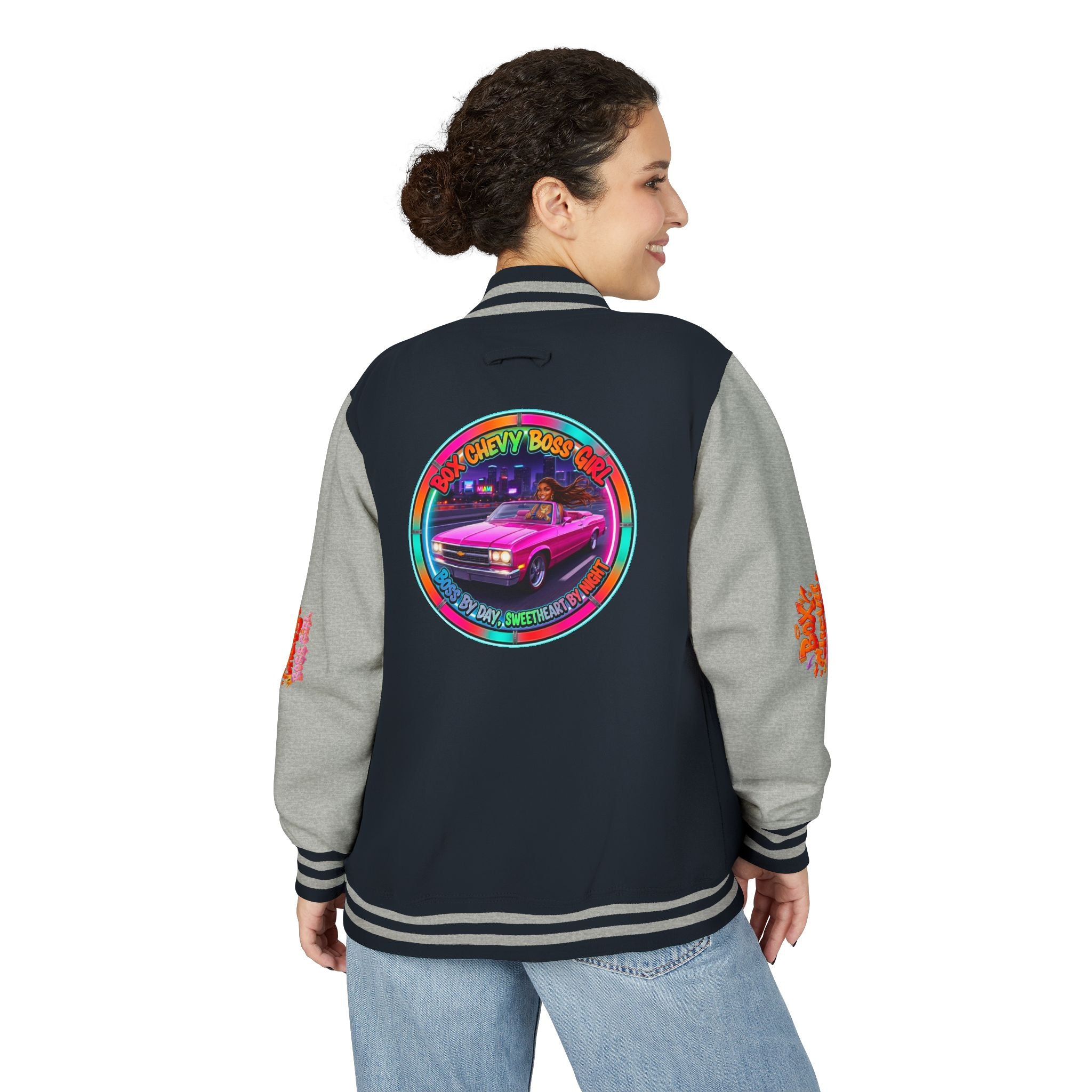Letterman Jacket "Box Chevy Boss Girl"