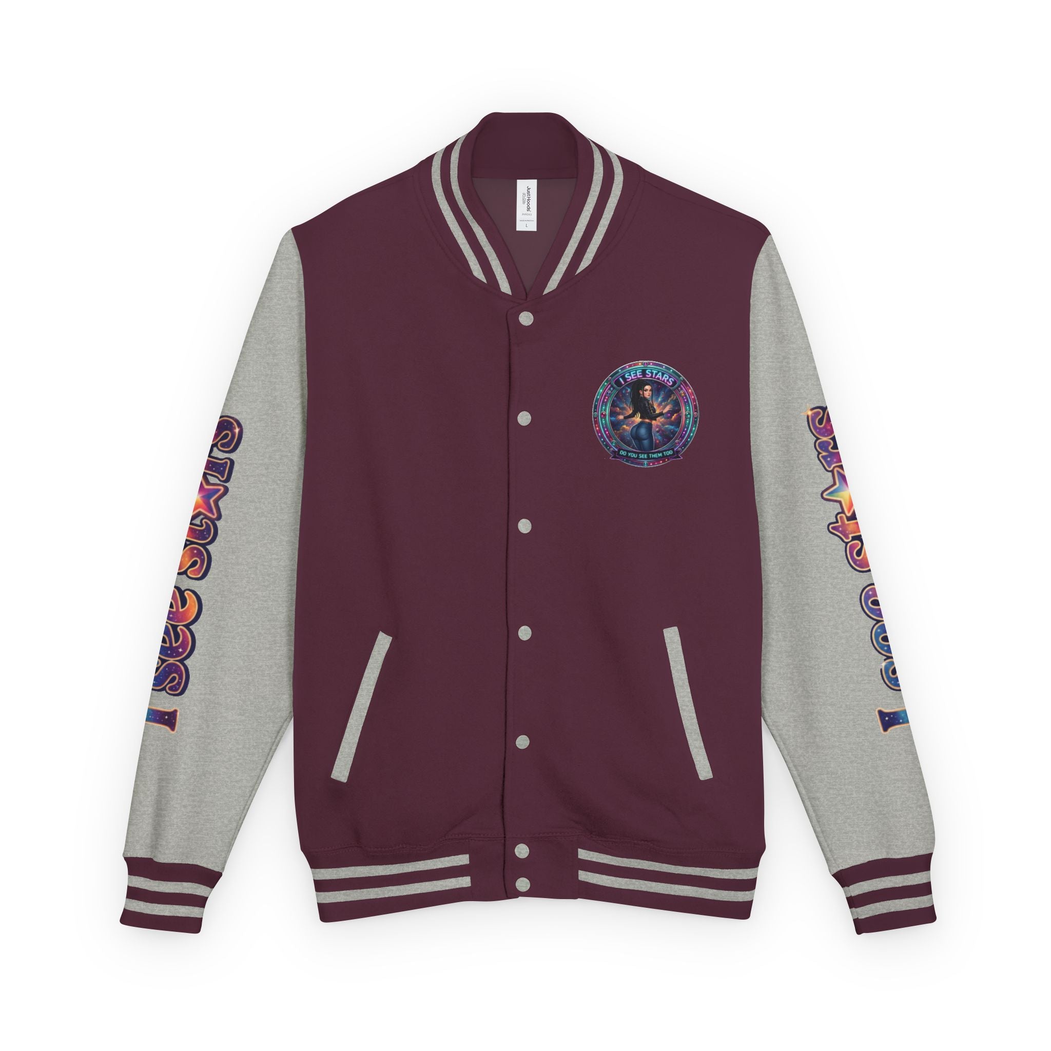 Heavyweight Letterman Jacket "I See Stars"