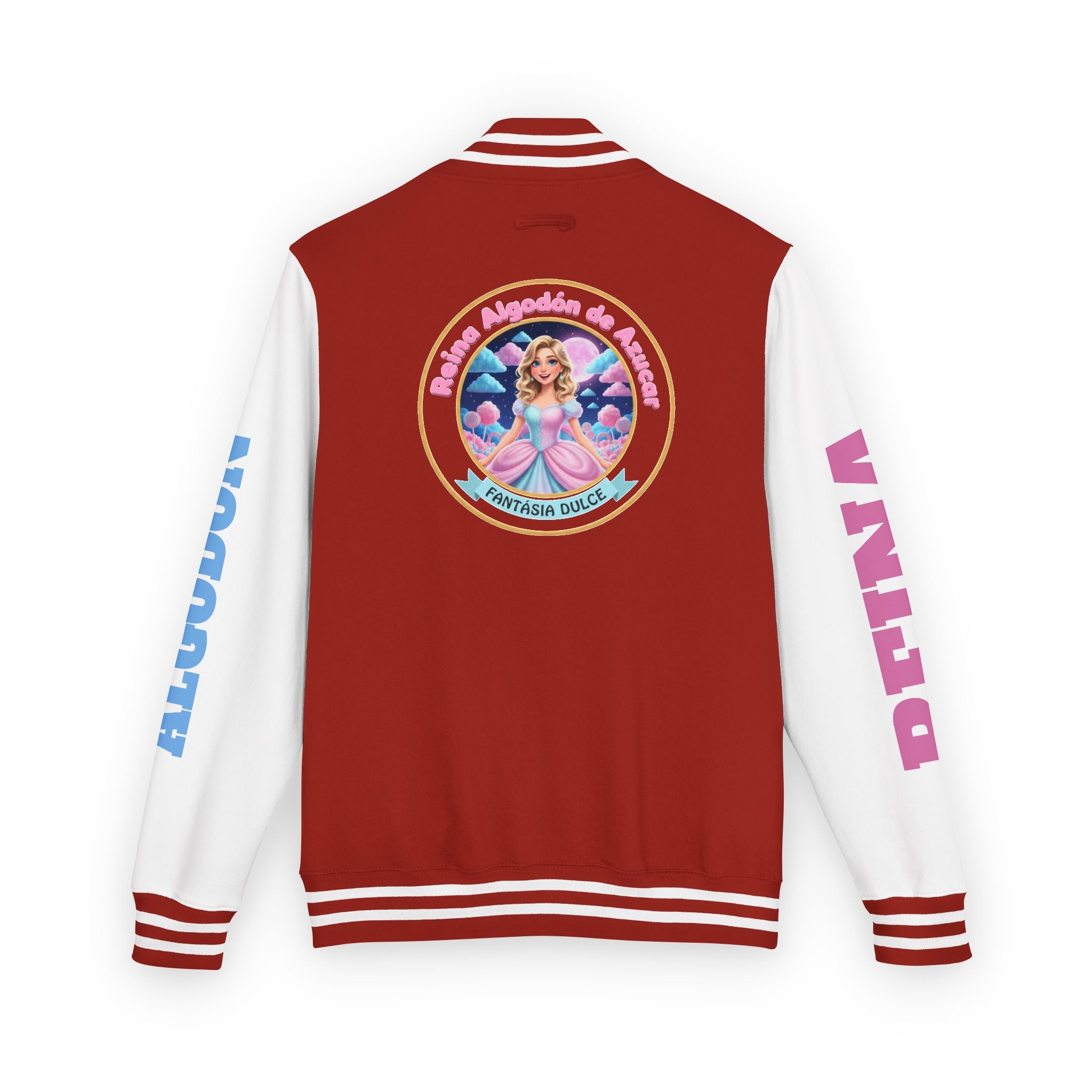 Letterman Jacket — Reina Algodón de Azucar-  Circle Logo