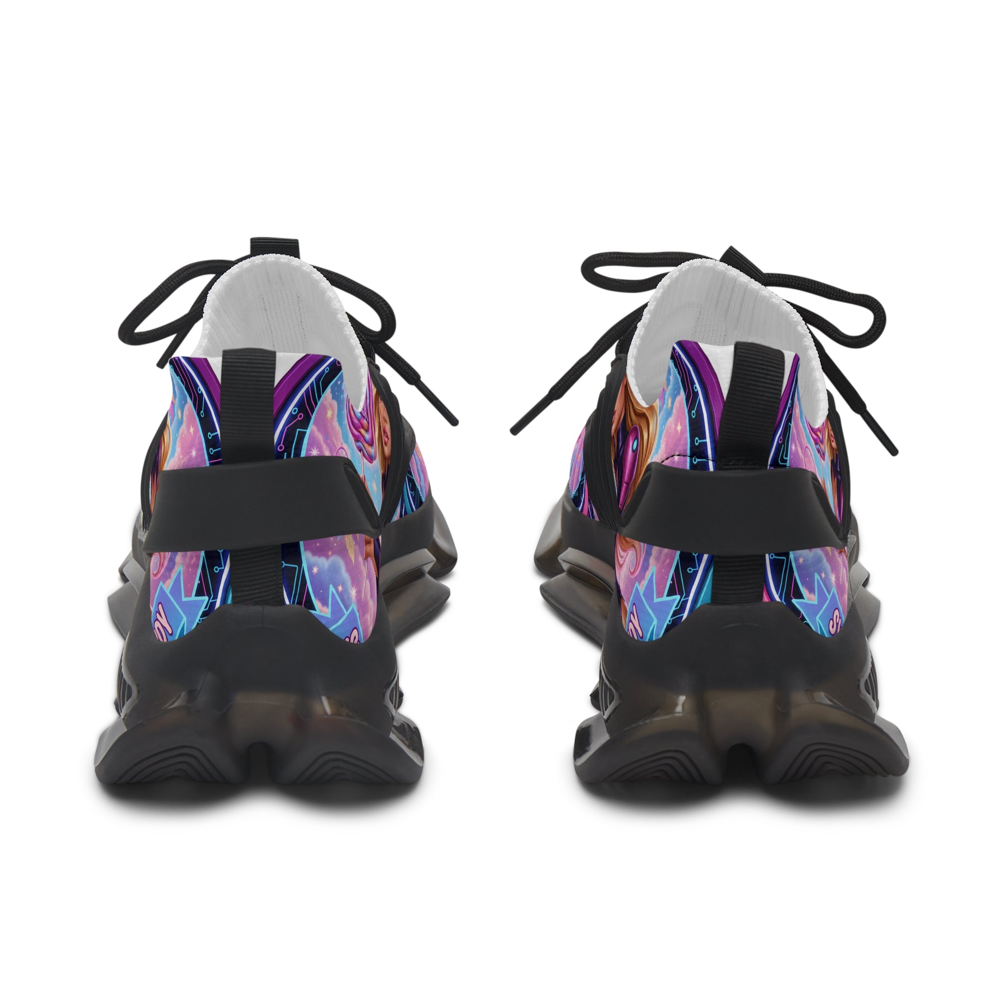 Women's Mesh Sneakers — Colorful Pop-Art 'A Dream Sucker' Graphic Athletic Shoes