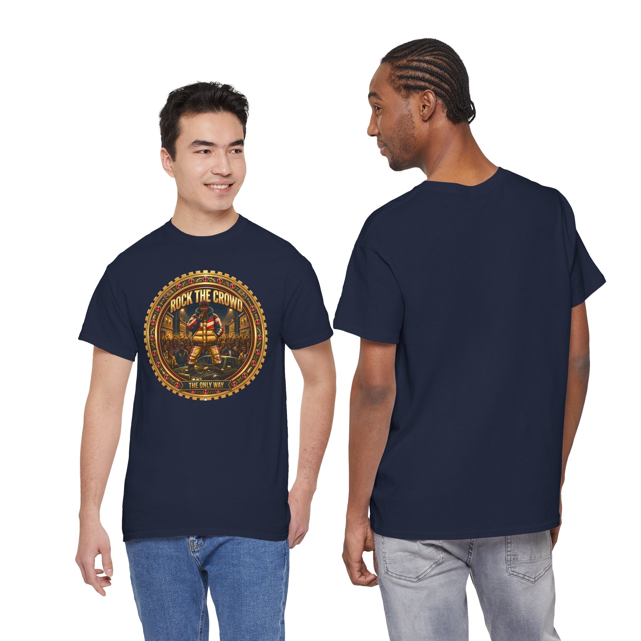 "Rock the Crowd" Tee — Vintage Concert Graphic Shirt