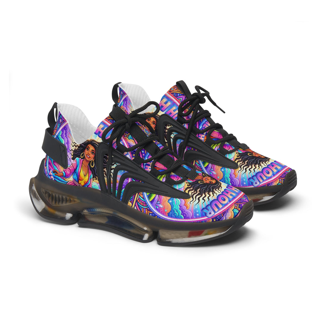 Women's Mesh Sneakers — Colorful Boho Goddess Athletic Shoes