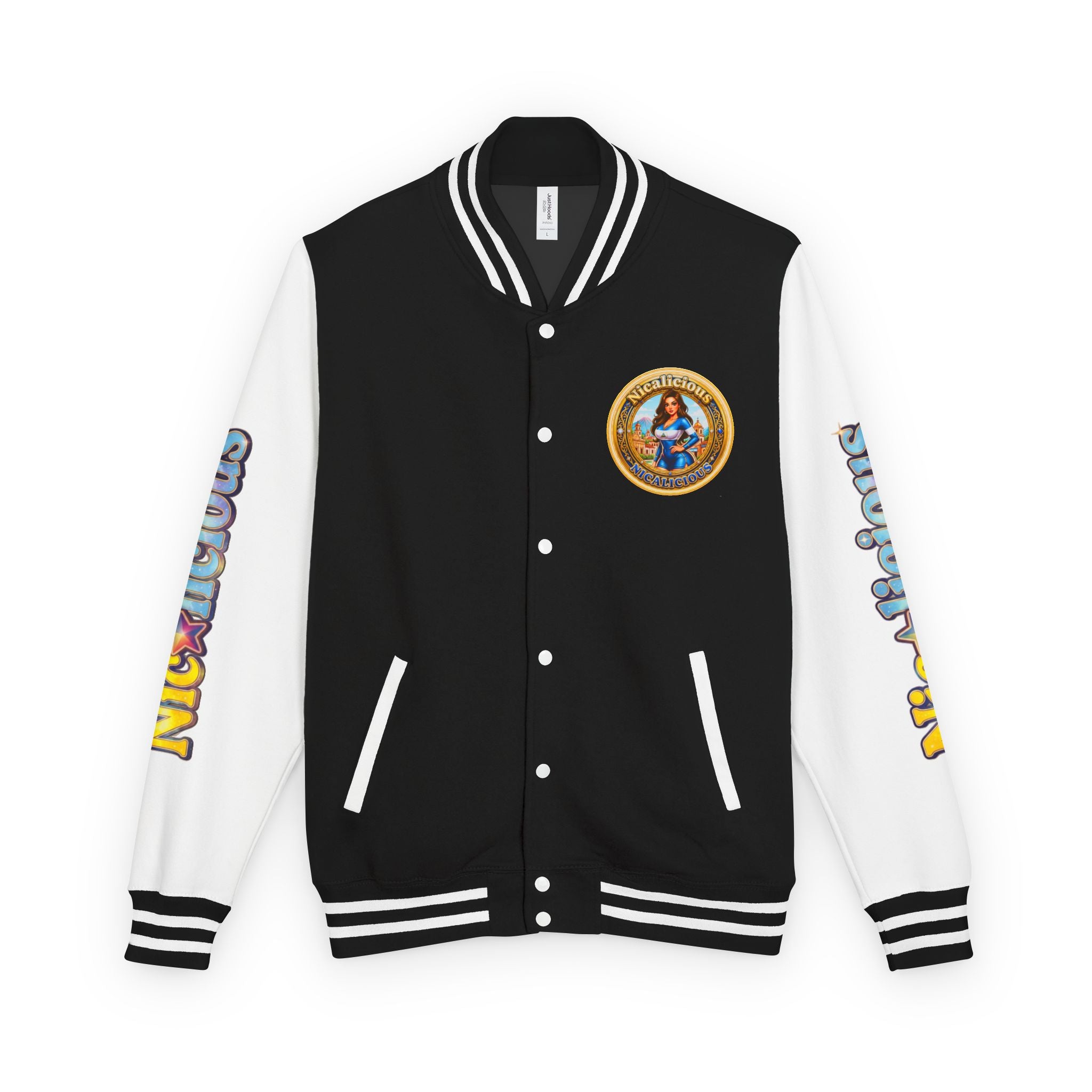 Letterman Jacket — 'Nicalicious' Retro Varsity Bomber