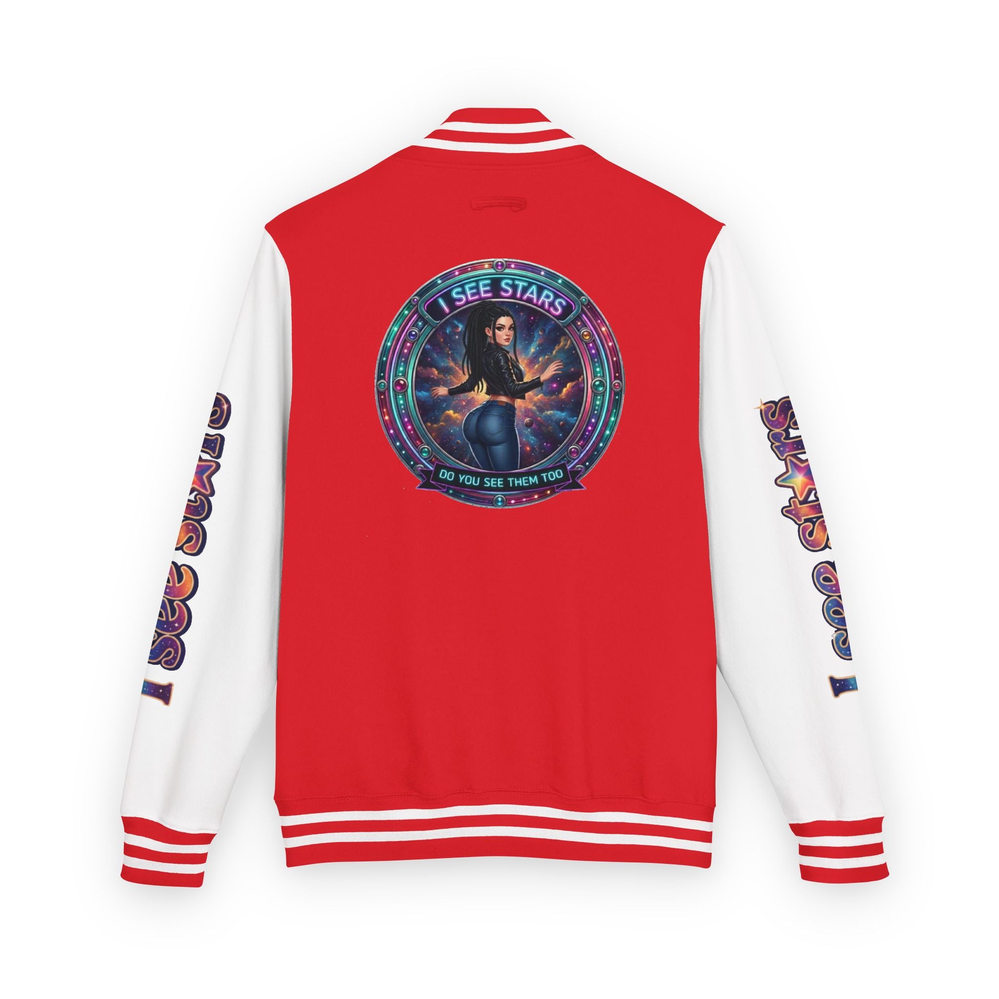Heavyweight Letterman Jacket "I See Stars"