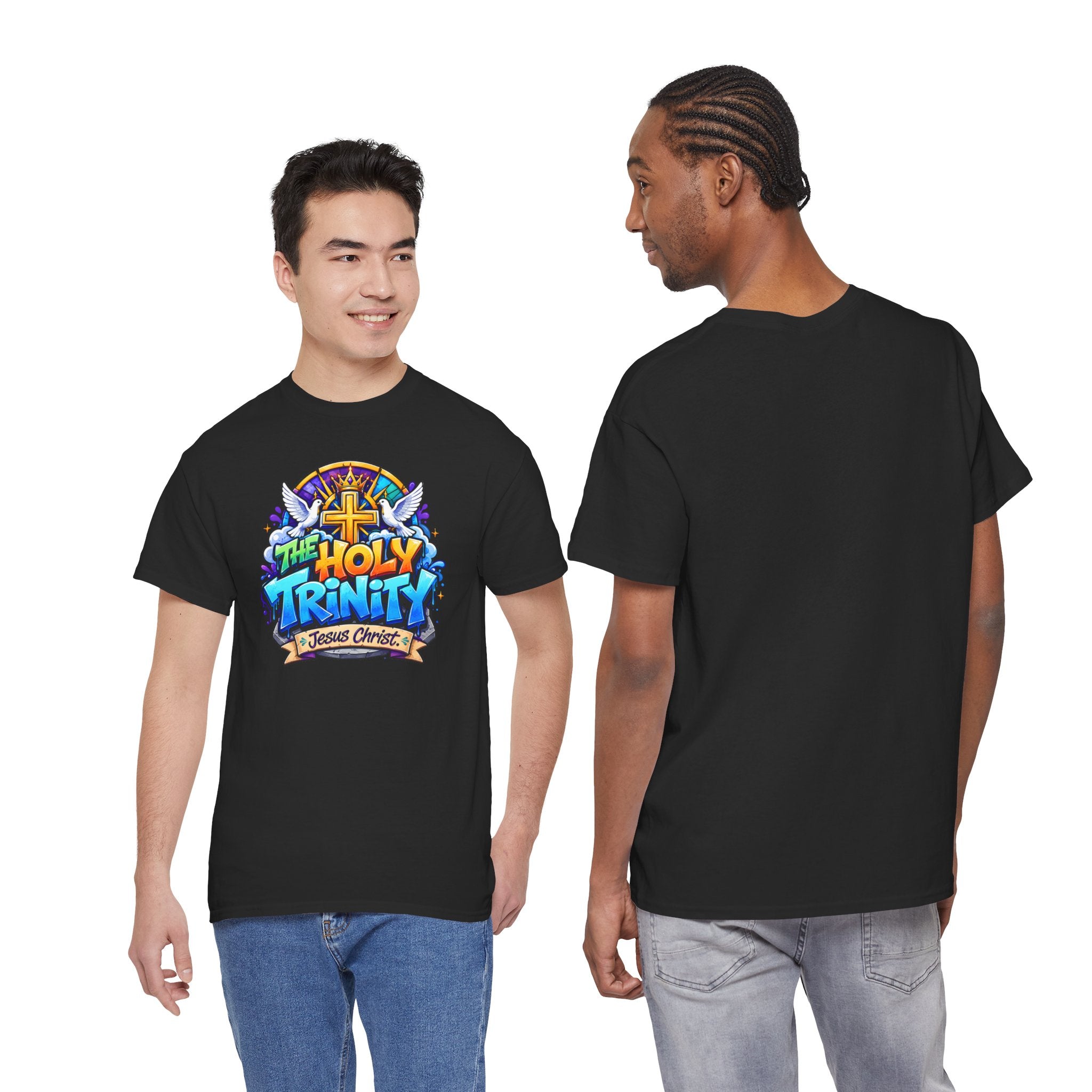 Christian Tee - "The Holy Trinity" Church Youth Graphic T-Shirt