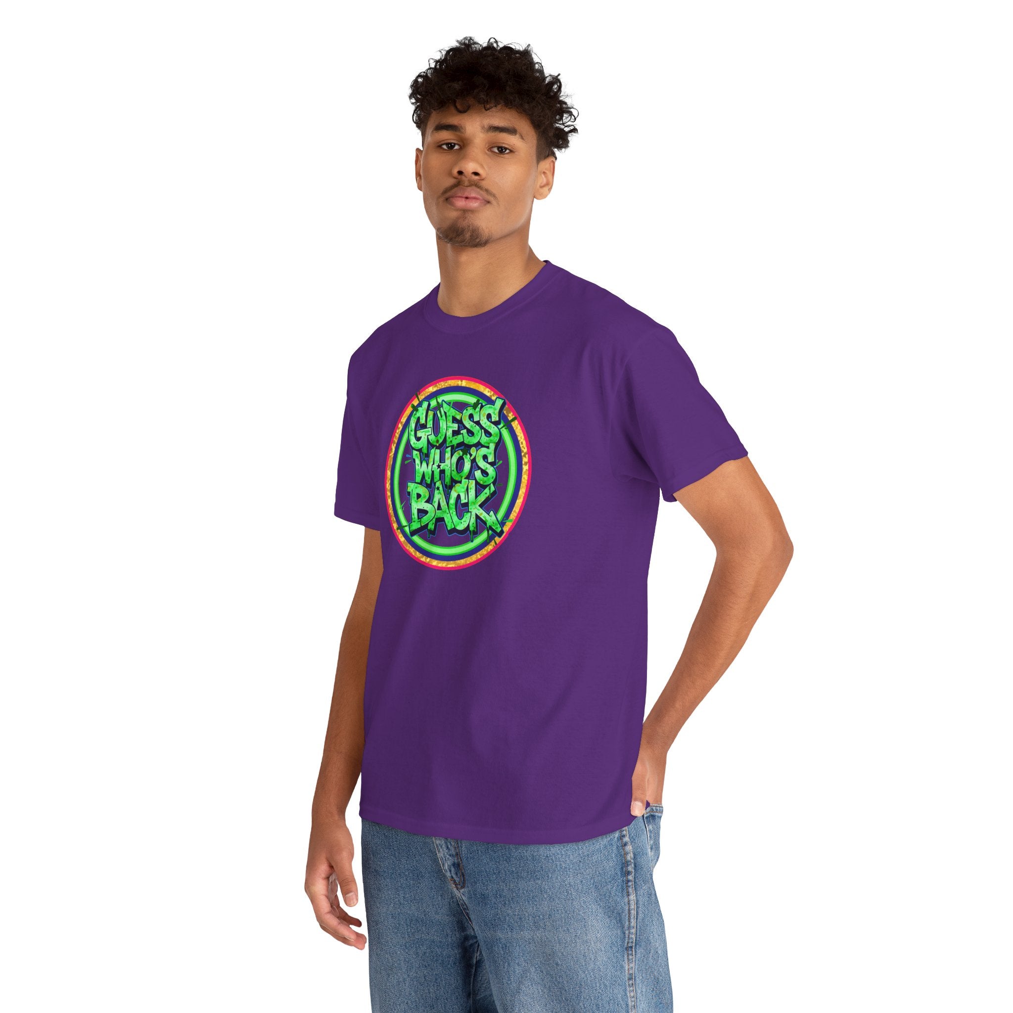 T-Shirt — "Guess Who's Back" Retro Graffiti Tee