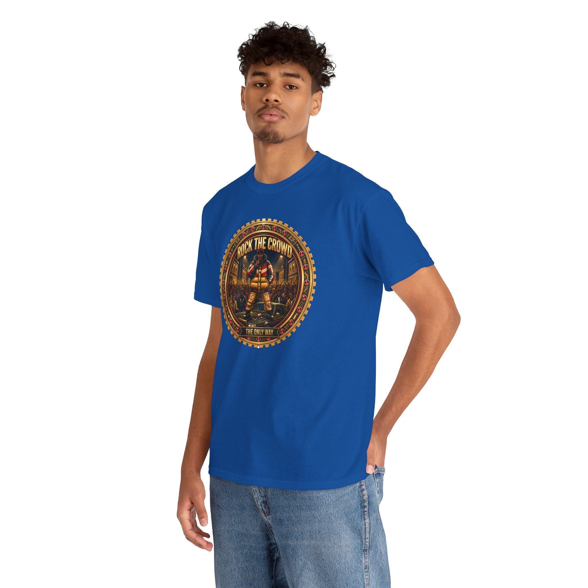 "Rock the Crowd" Tee — Vintage Concert Graphic Shirt