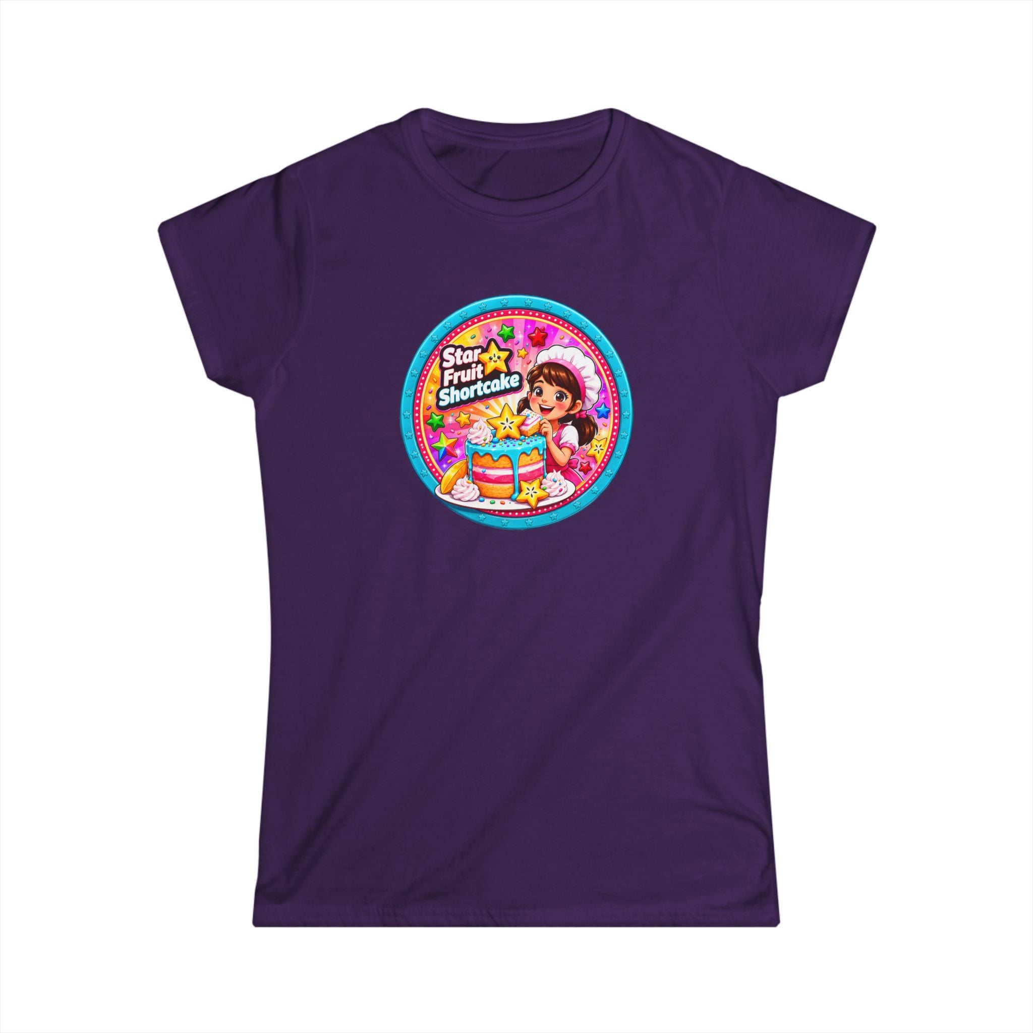 "Fruit Shortcake" Graphic Tee —  Retro Circle Design