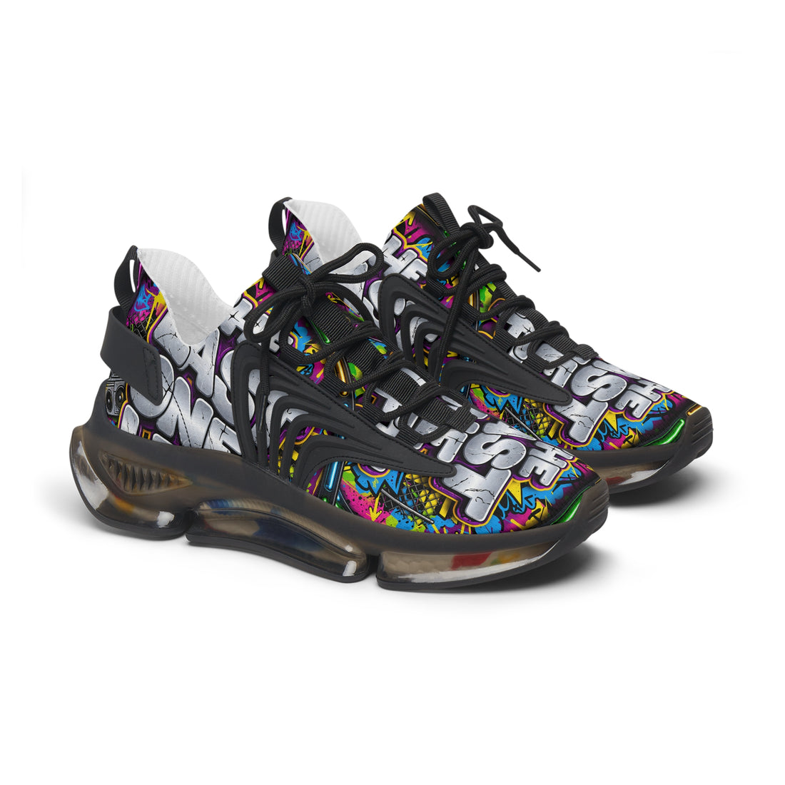 Graphic Mesh Sneakers — "The Last One" Bold Streetwear Trainers