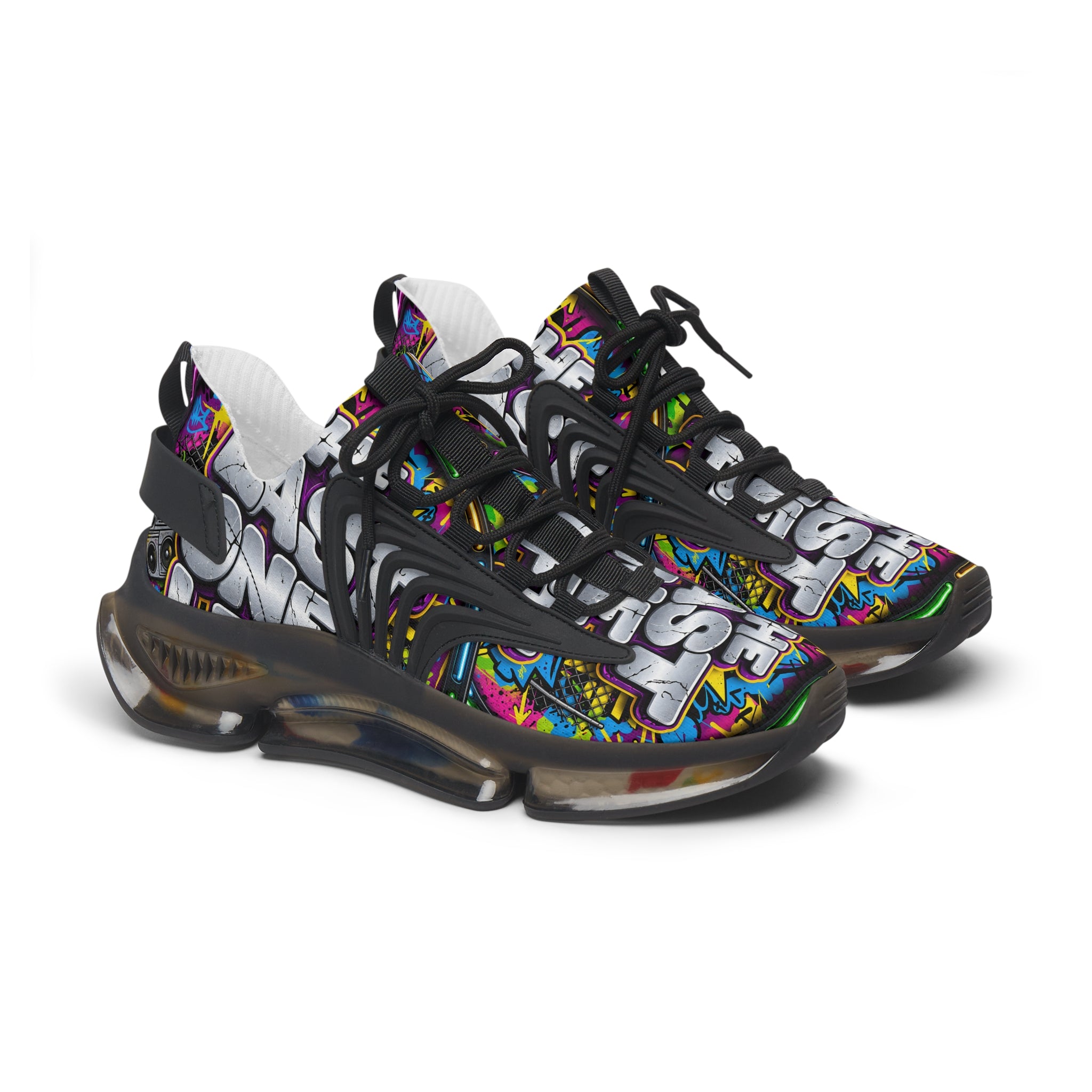 Graphic Mesh Sneakers — "The Last One" Bold Streetwear Trainers
