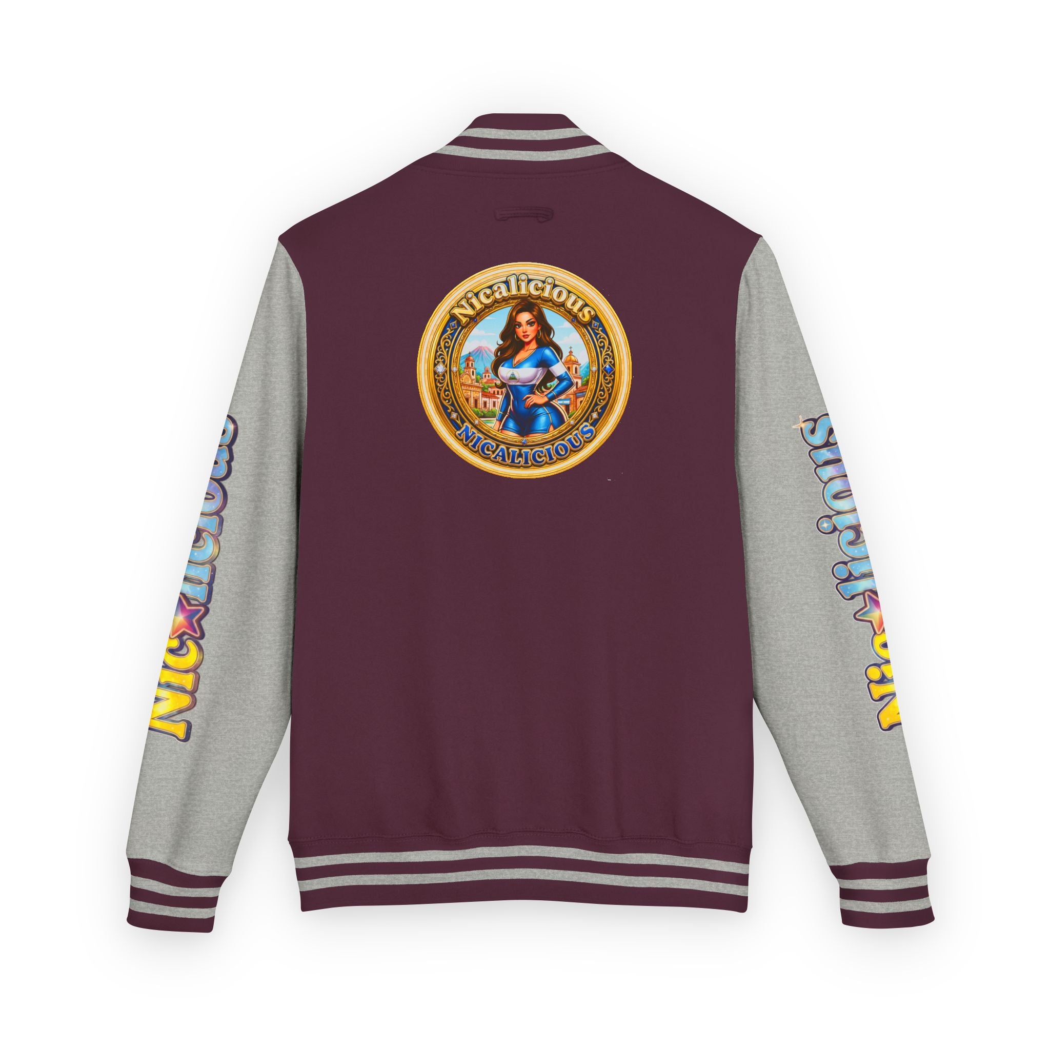 Letterman Jacket — 'Nicalicious' Retro Varsity Bomber