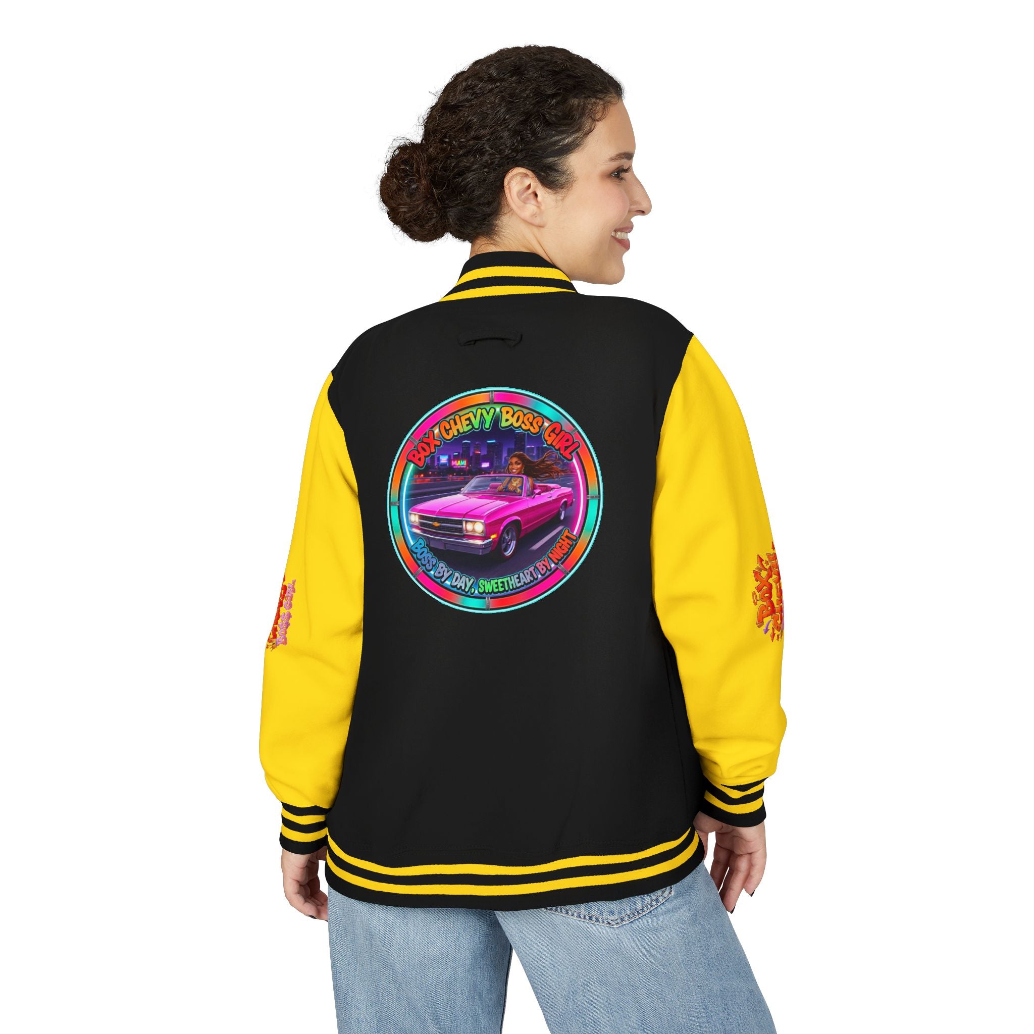 Letterman Jacket "Box Chevy Boss Girl"