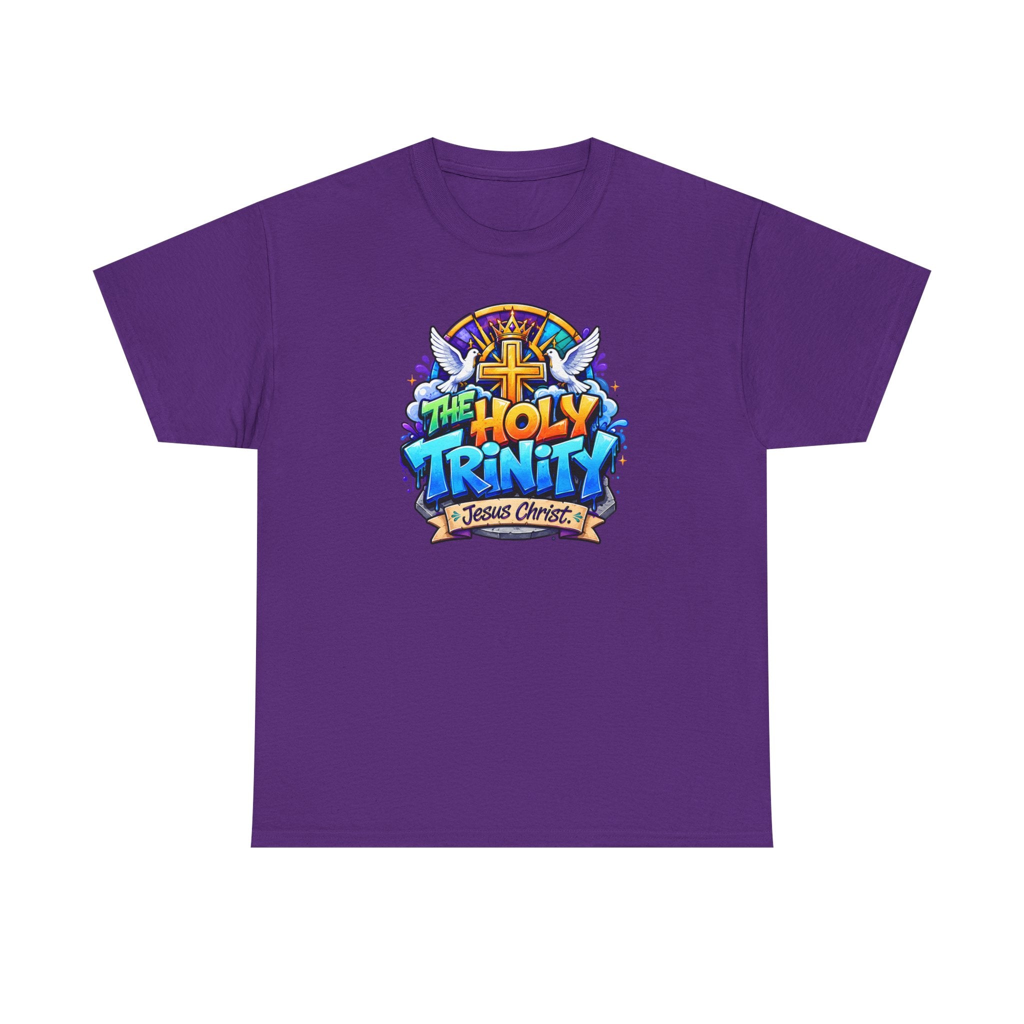 Christian Tee - "The Holy Trinity" Church Youth Graphic T-Shirt