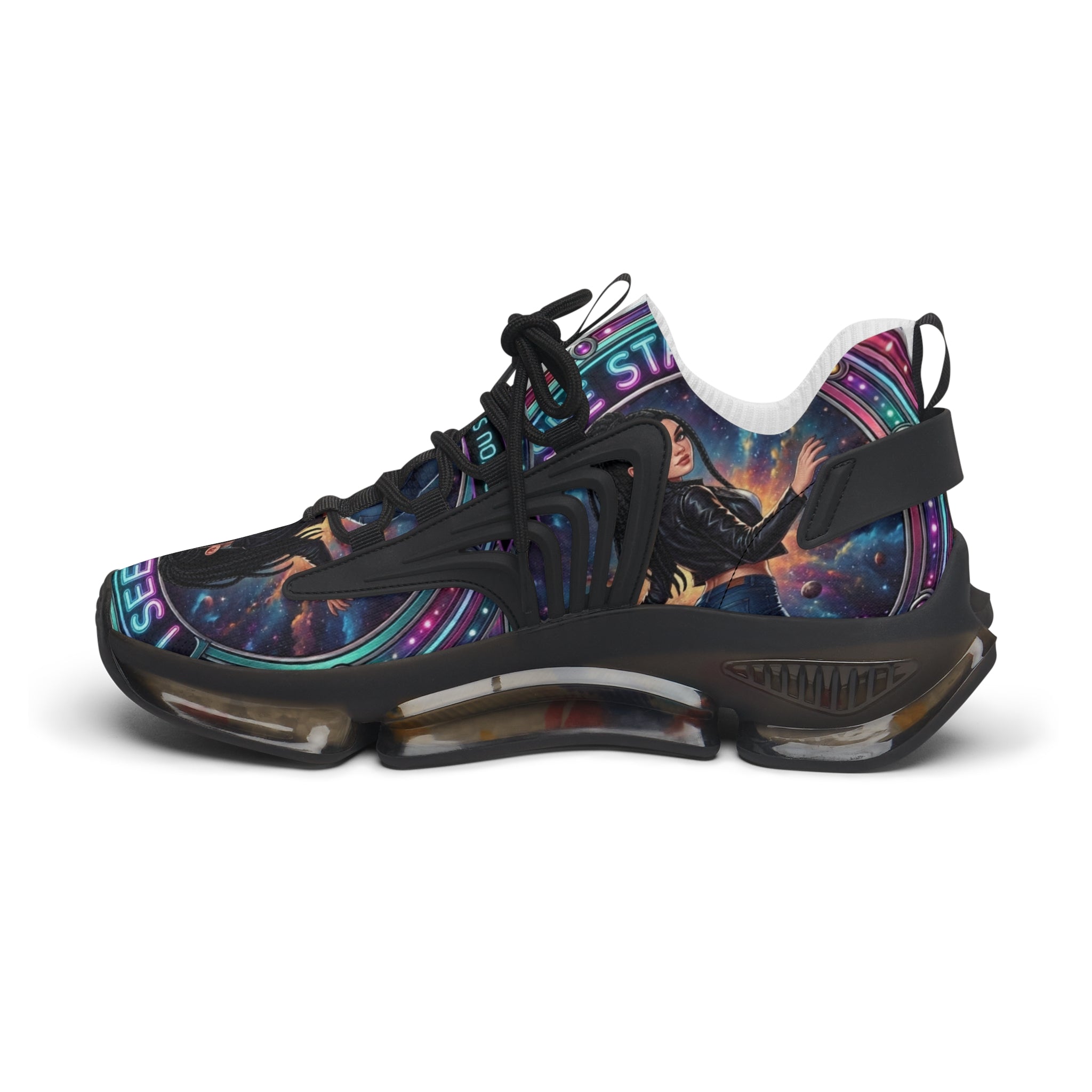 Women's Mesh Sneakers — Galaxy 'I See Stars' Athletic Shoes