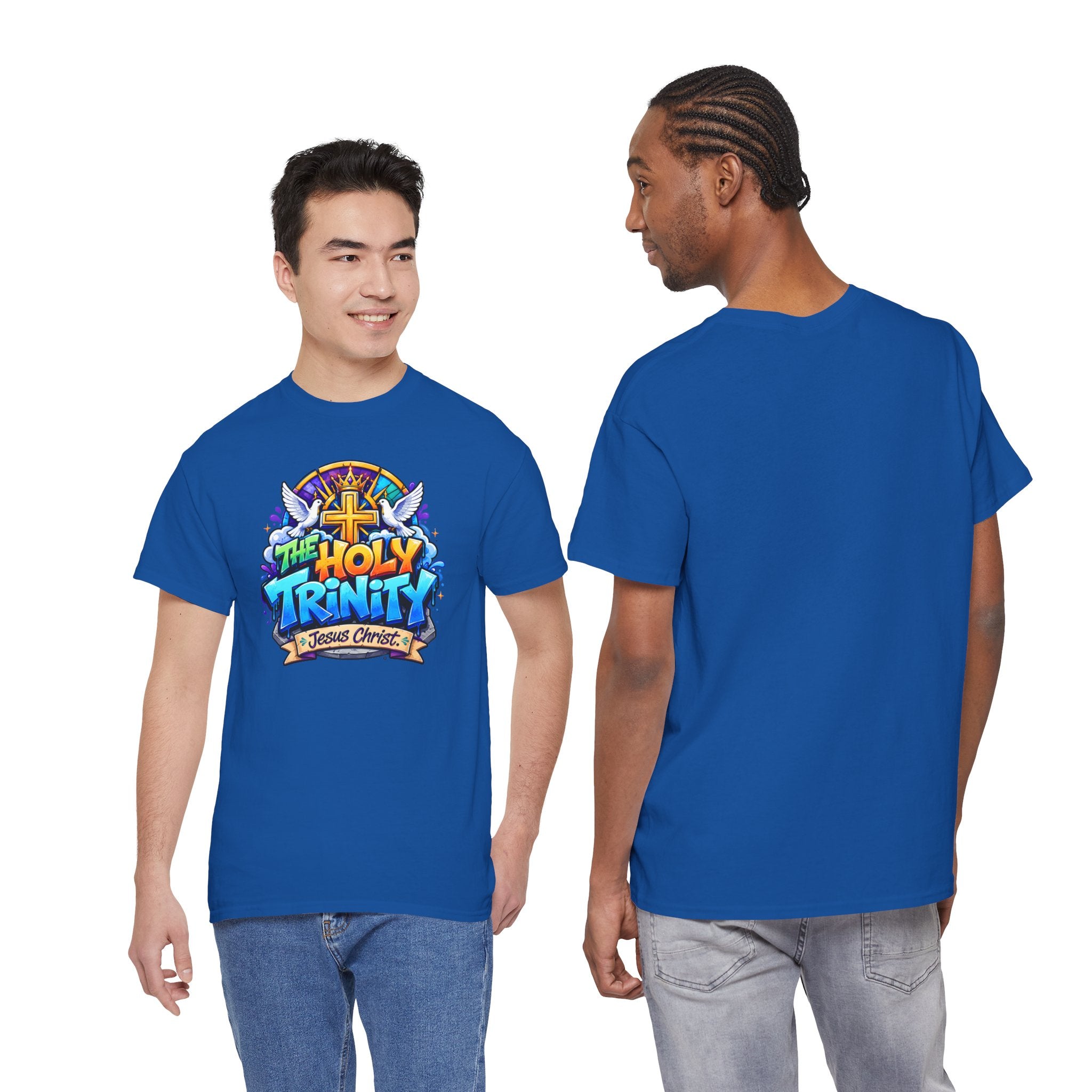 Christian Tee - "The Holy Trinity" Church Youth Graphic T-Shirt