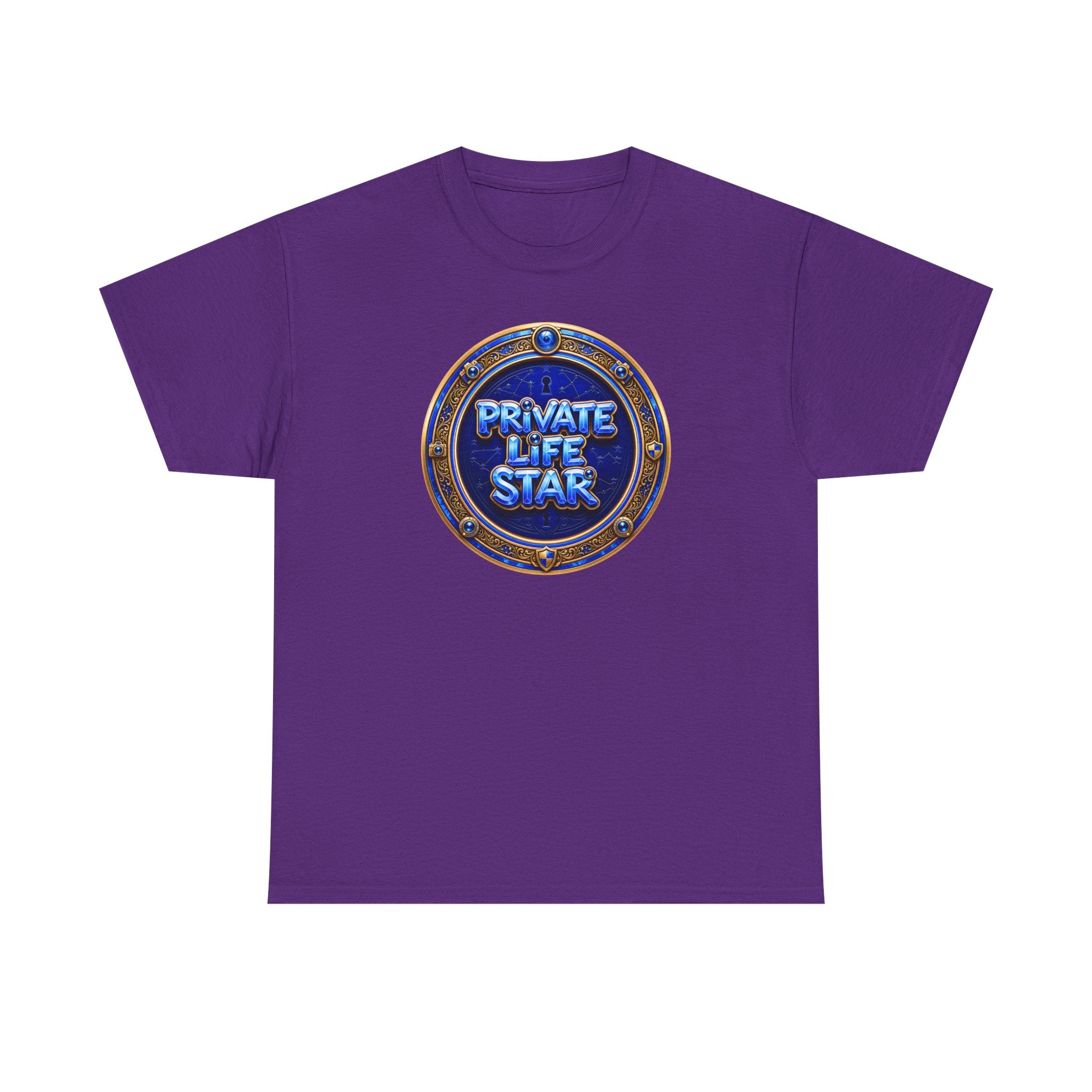 "Private Life Star" T-Shirt — Retro Badge Graphic Tee