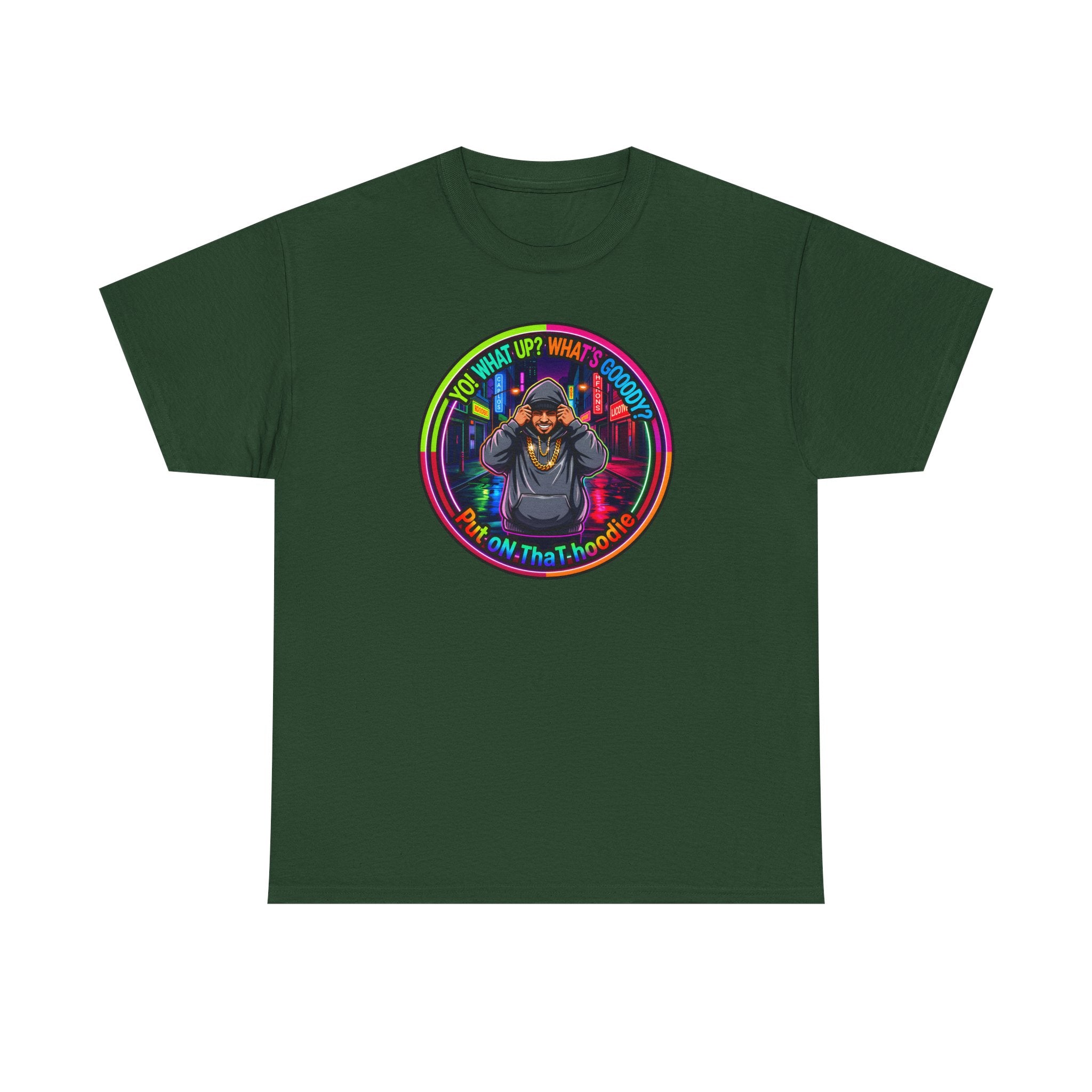Men's T-Shirt Graphic- "Yo! What's up?  What's Goooody?"