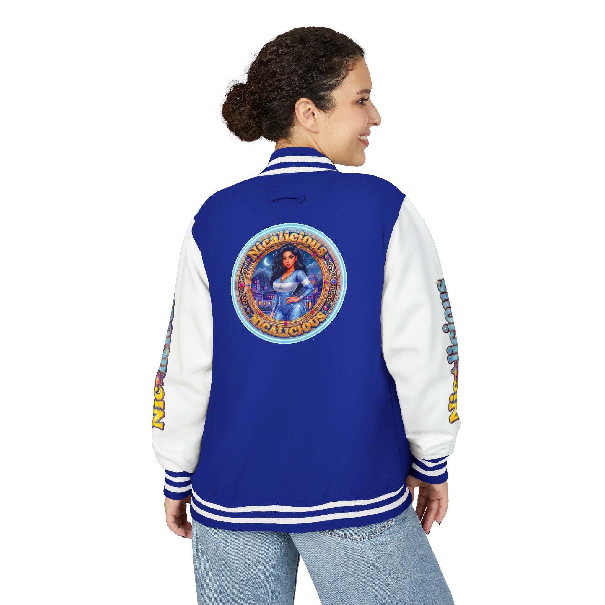 Letterman Jacket — 'Nicalicious' Retro Varsity Jacket
